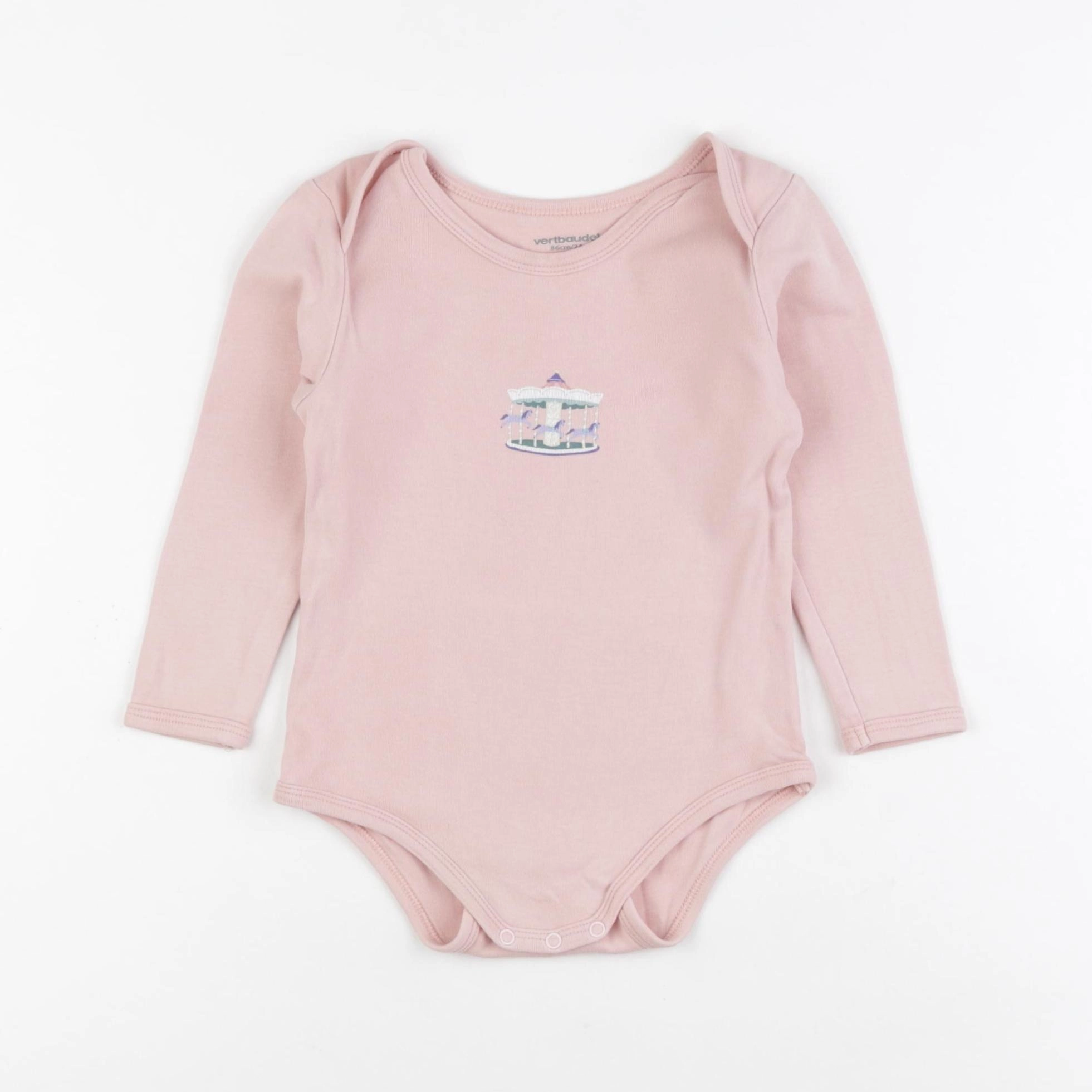 Vertbaudet - body rose - 2 ans