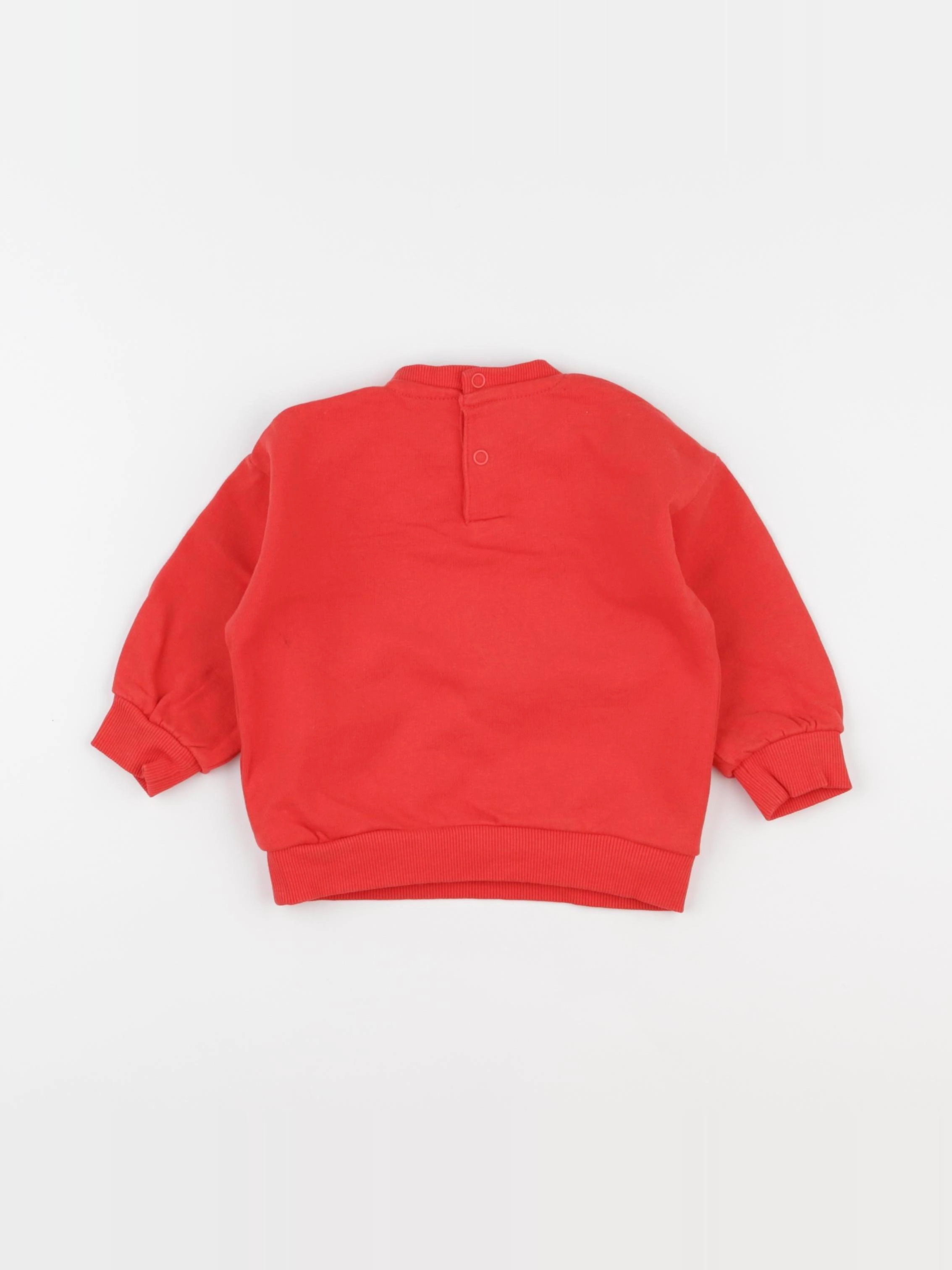 Tape à l'oeil - sweat rouge - 12 mois