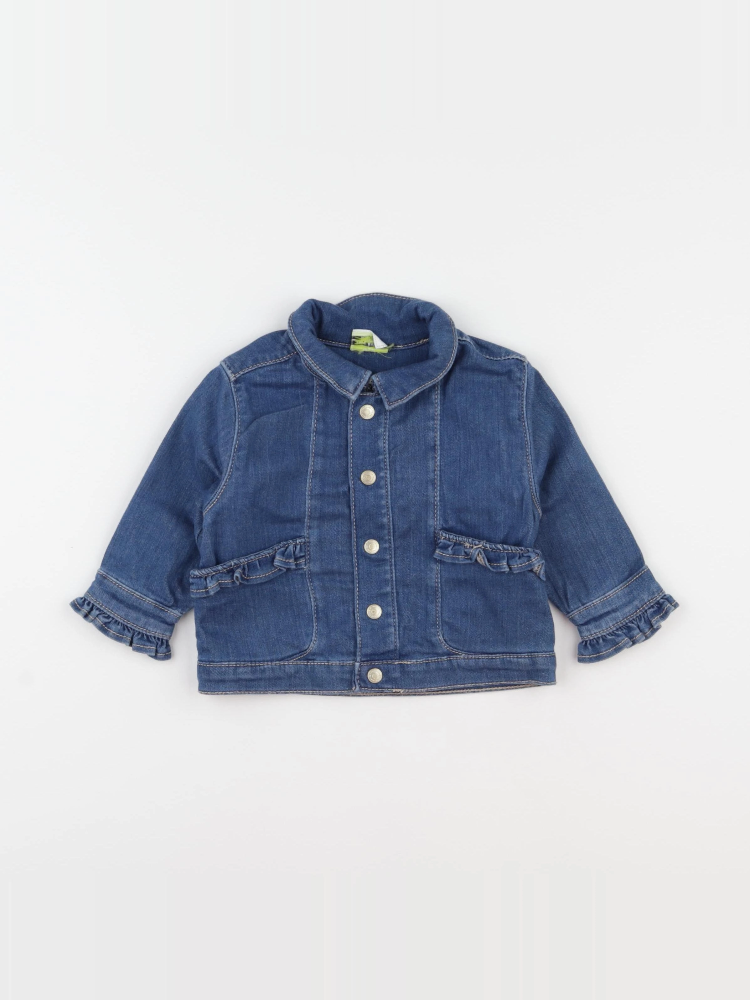 Tape à l'oeil - veste imprimé au dos bleu - 12 mois
