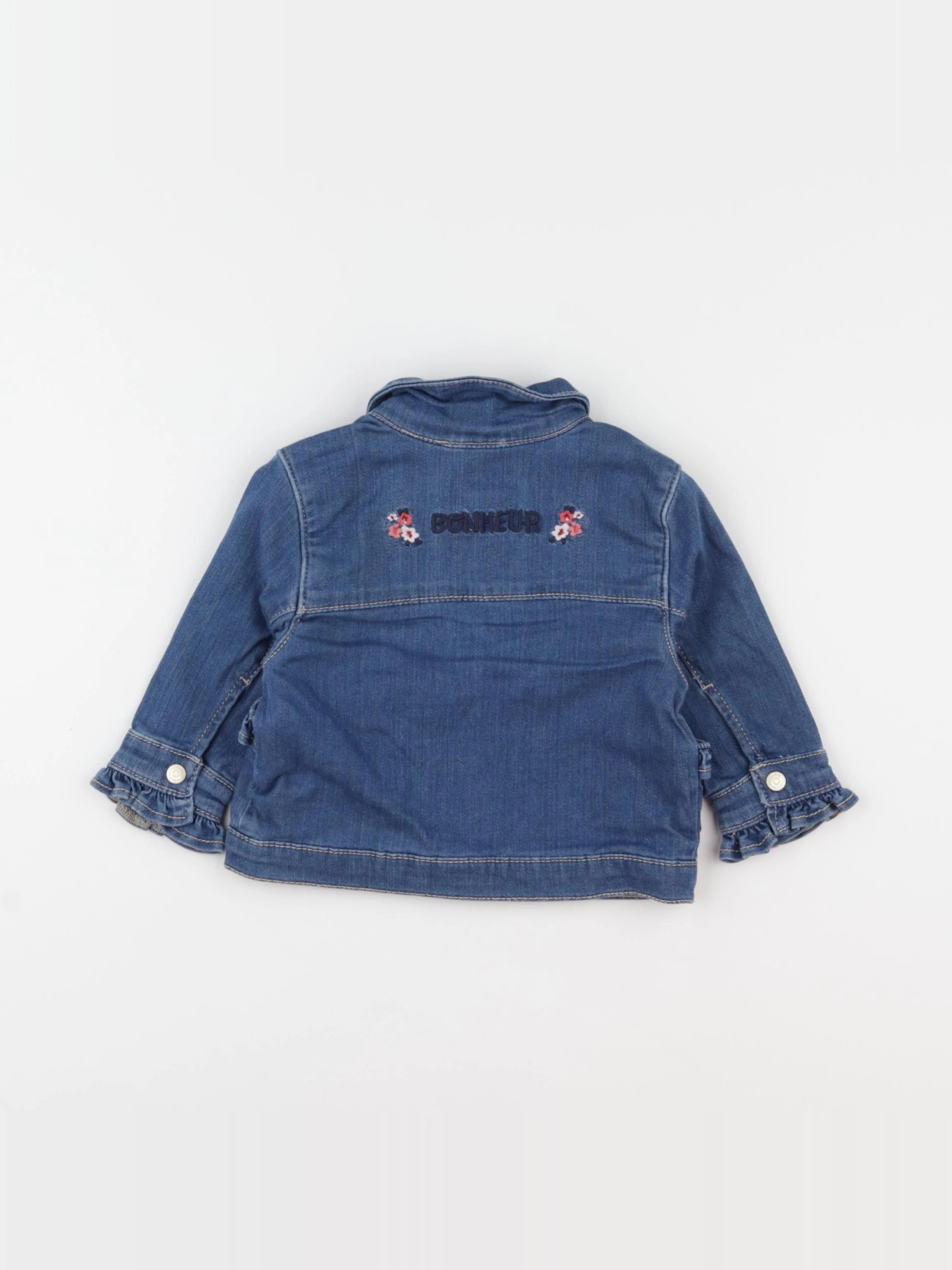 Tape à l'oeil - veste imprimé au dos bleu - 12 mois