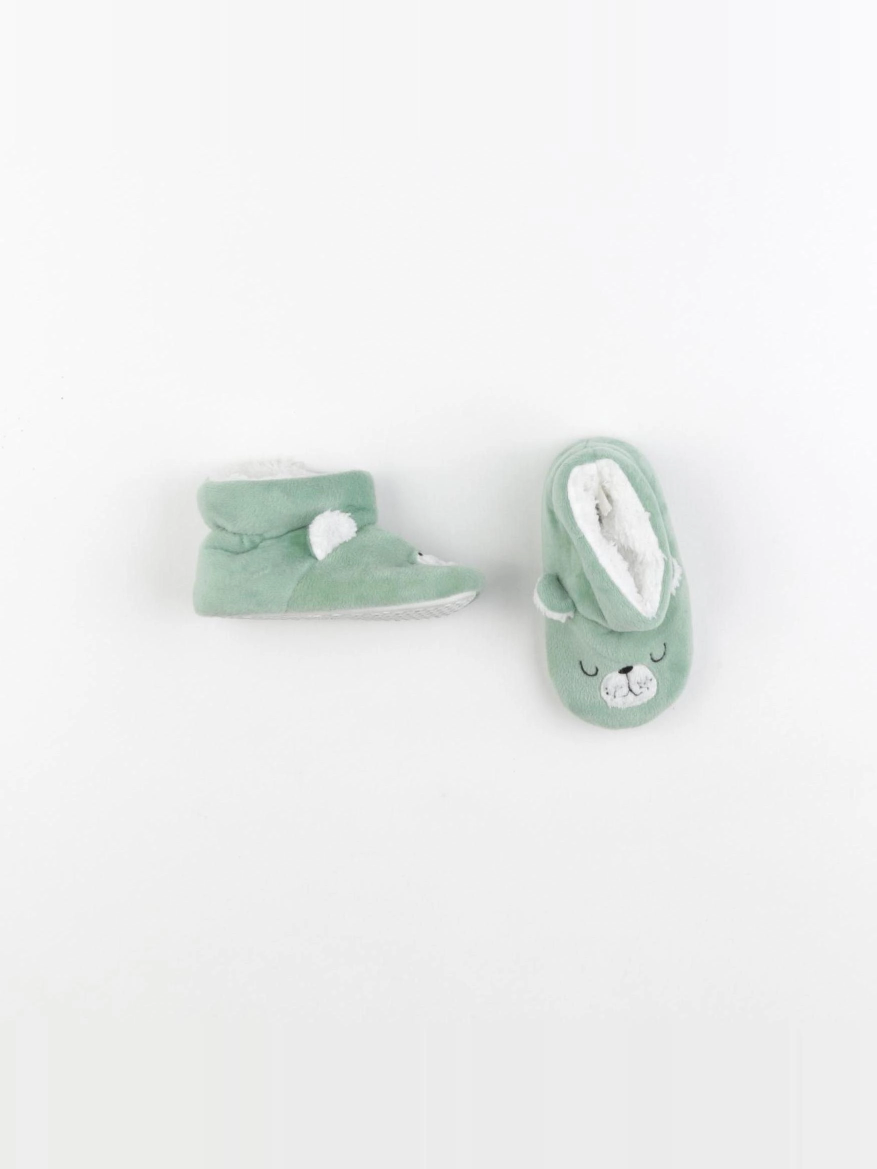 Boutchou - chaussons vert - pointure 22/23