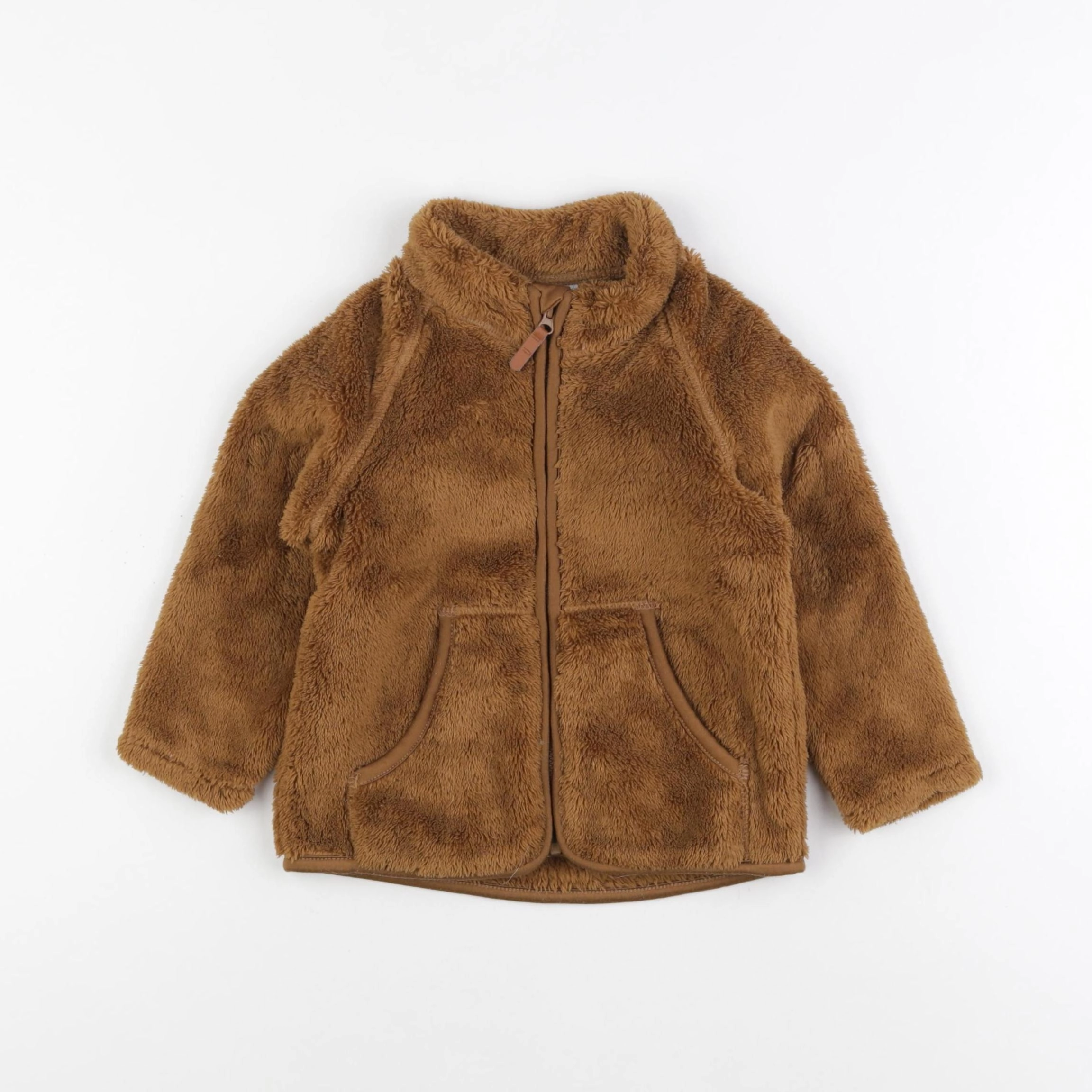 H&M - polaire marron - 12/18 mois