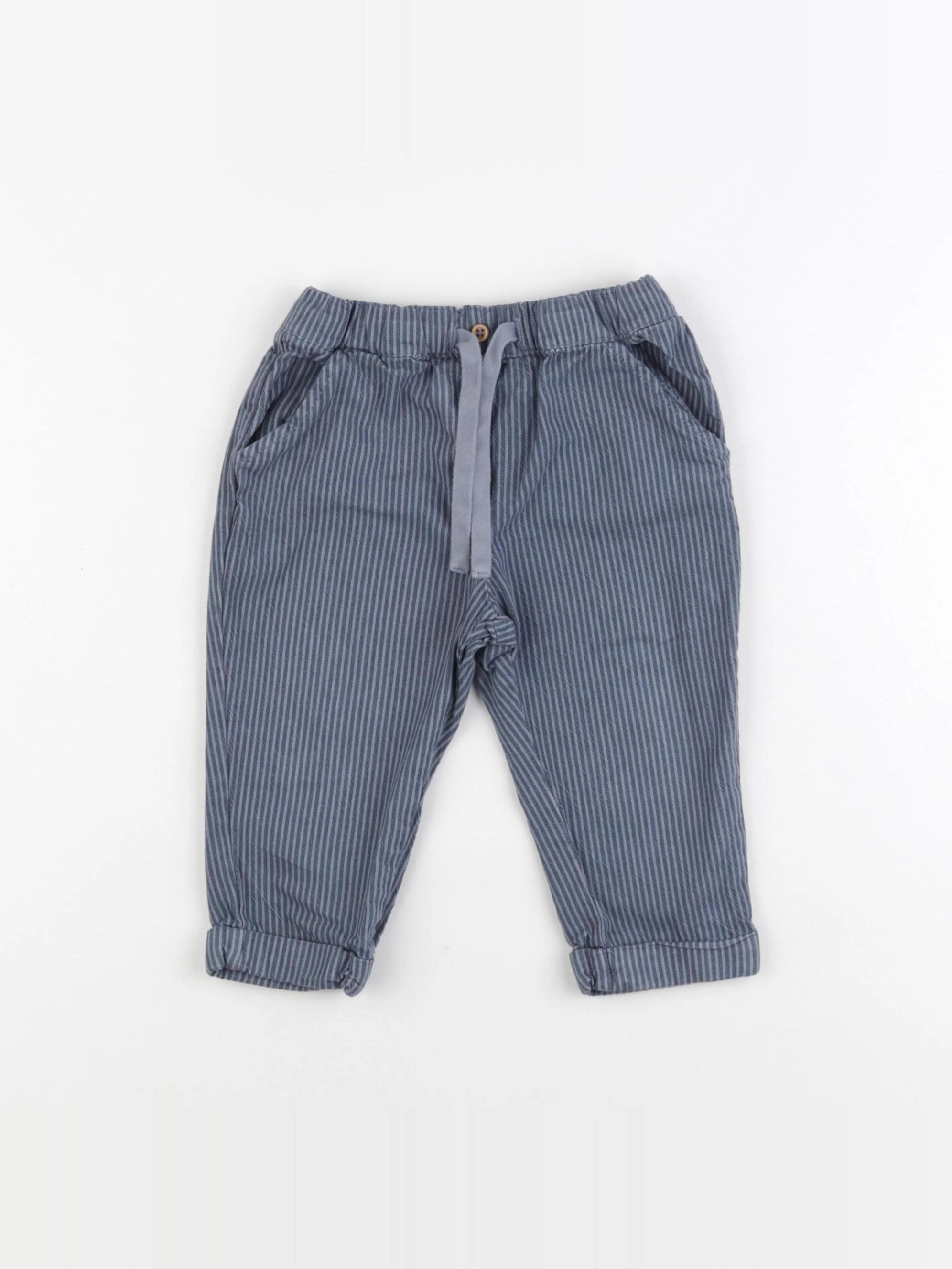 Boutchou - pantalon bleu - 18 mois