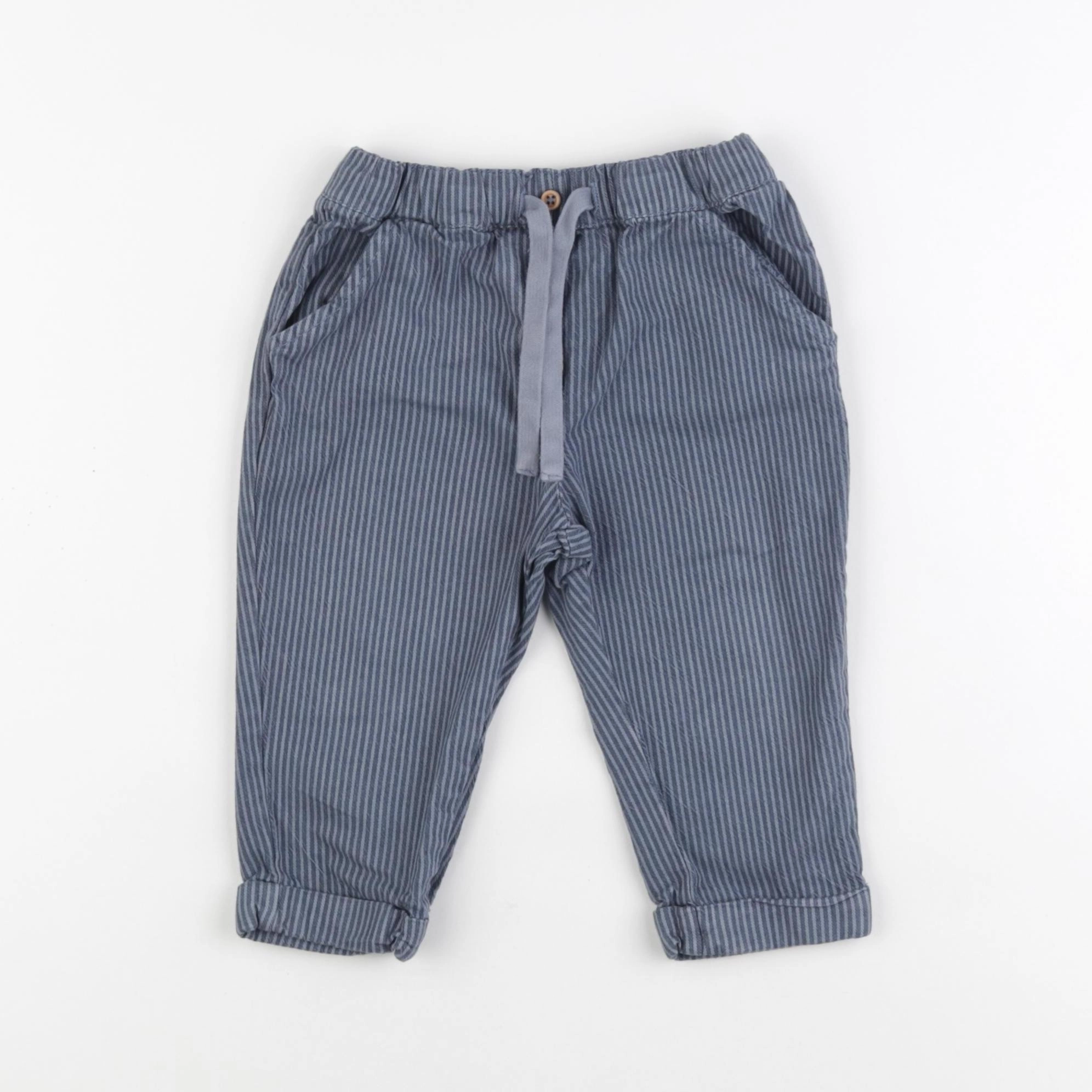 Boutchou - pantalon bleu - 18 mois