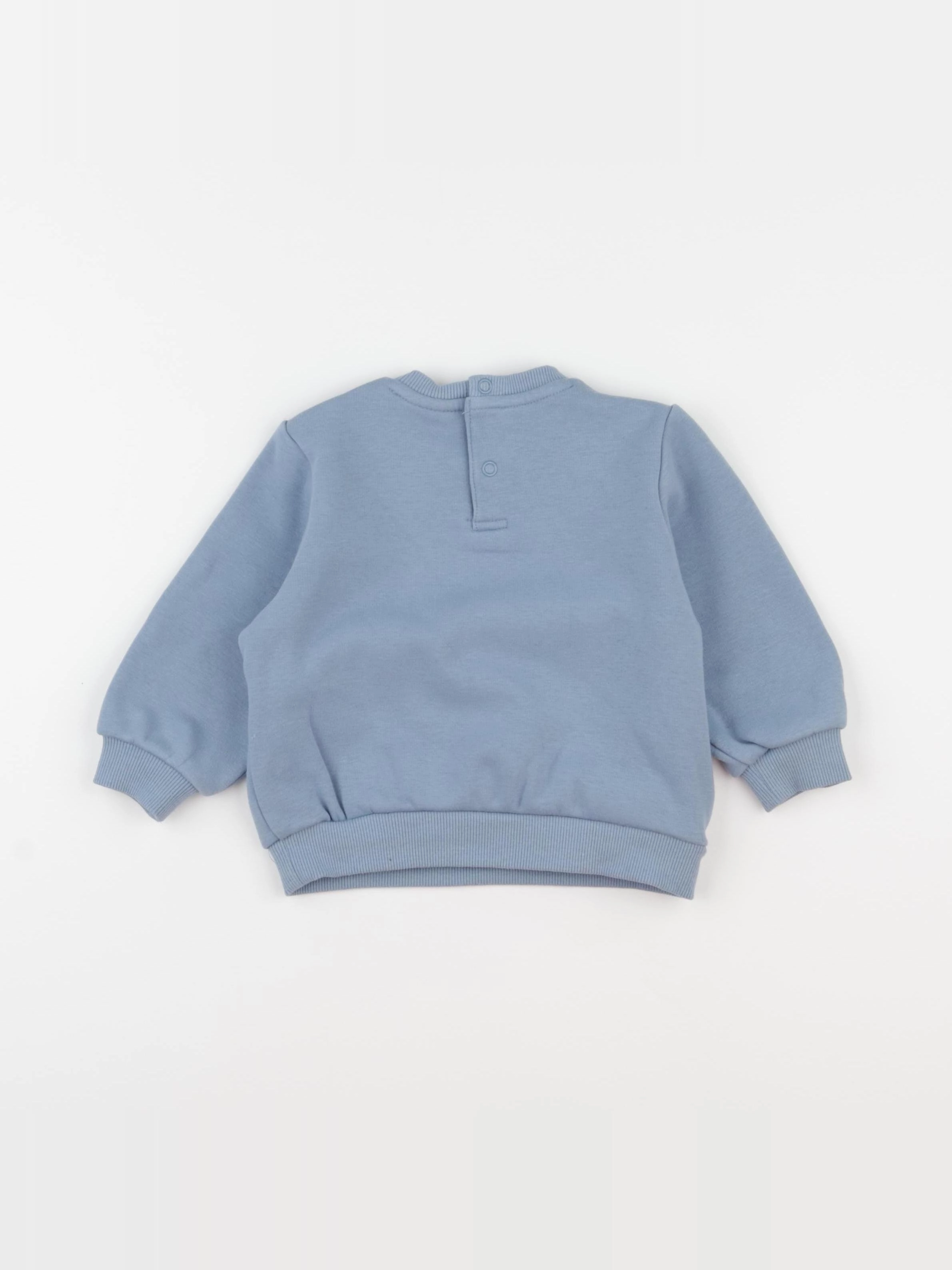Tape à l'oeil - sweat bleu - 18 mois