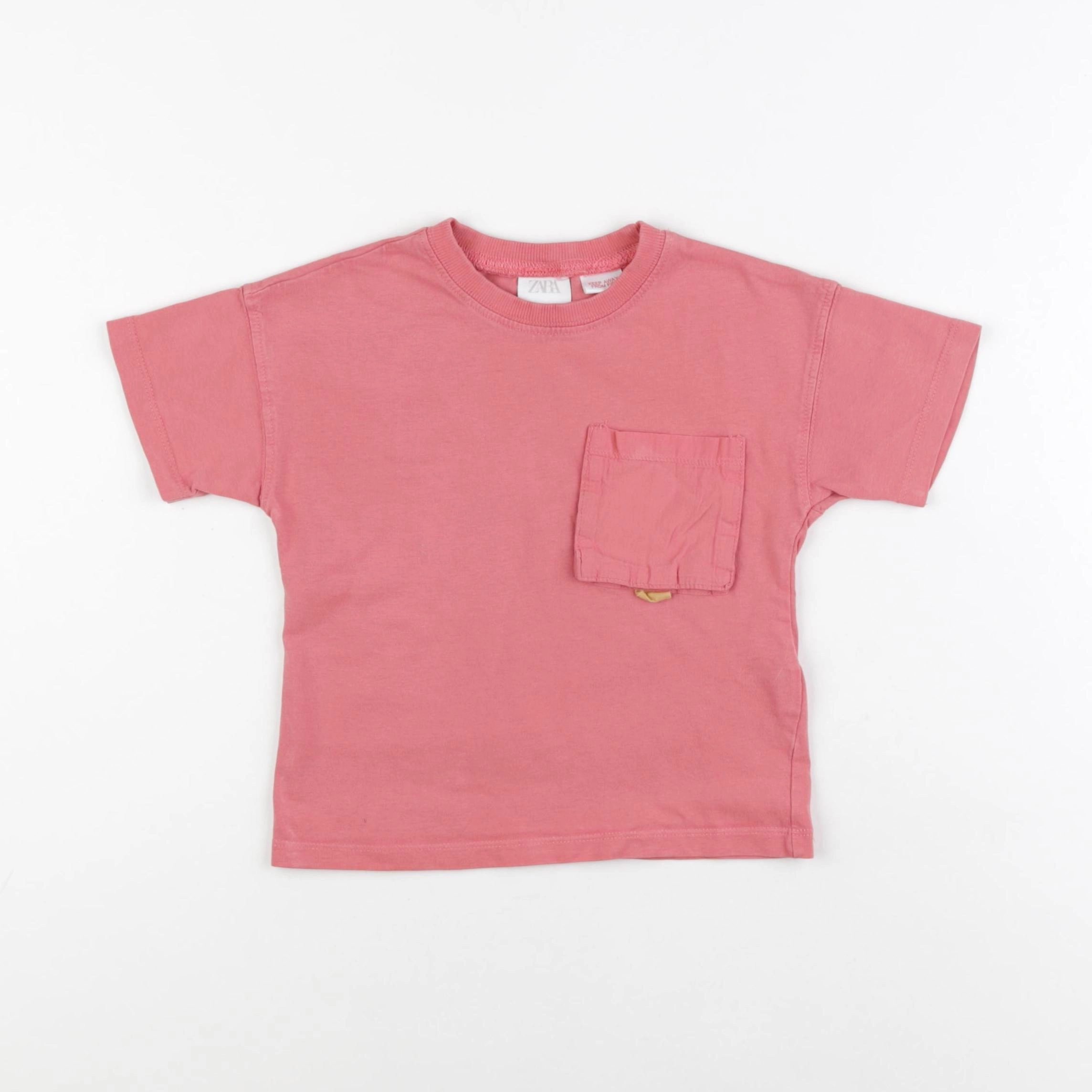 Zara - tee-shirt rose - 18/24 mois
