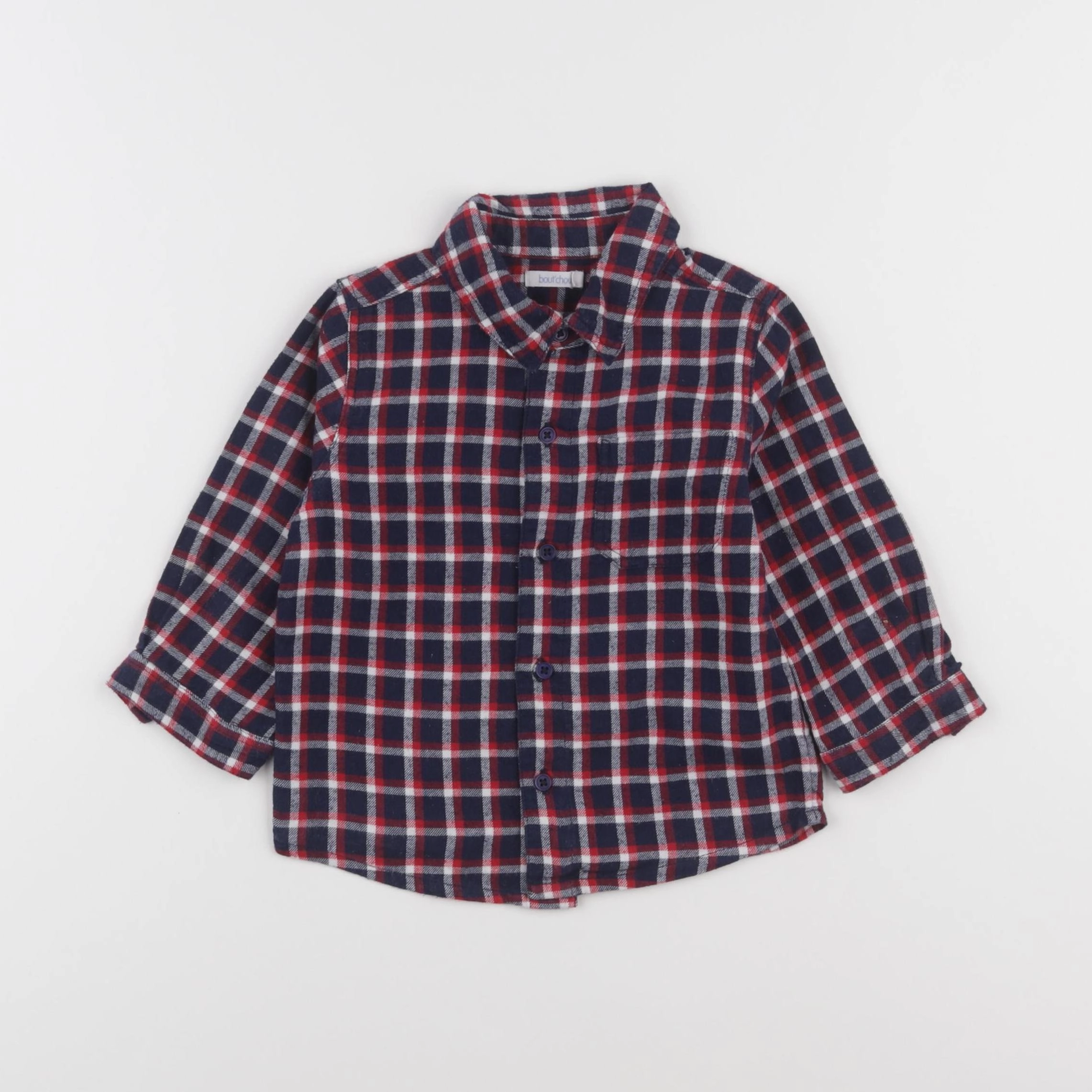 Boutchou - chemise multicolore - 12 mois