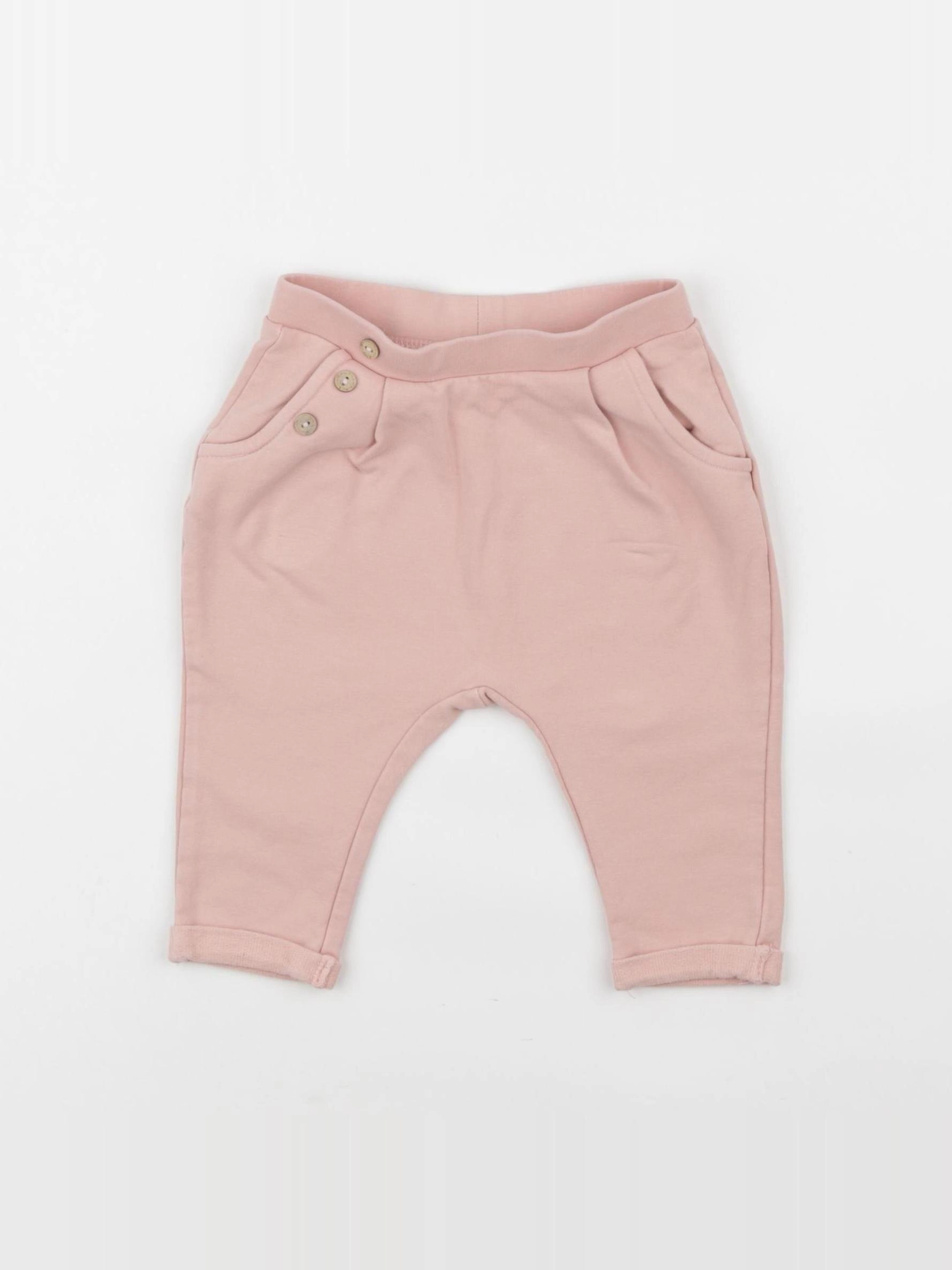 Zara - sarouel rose - 3/6 mois