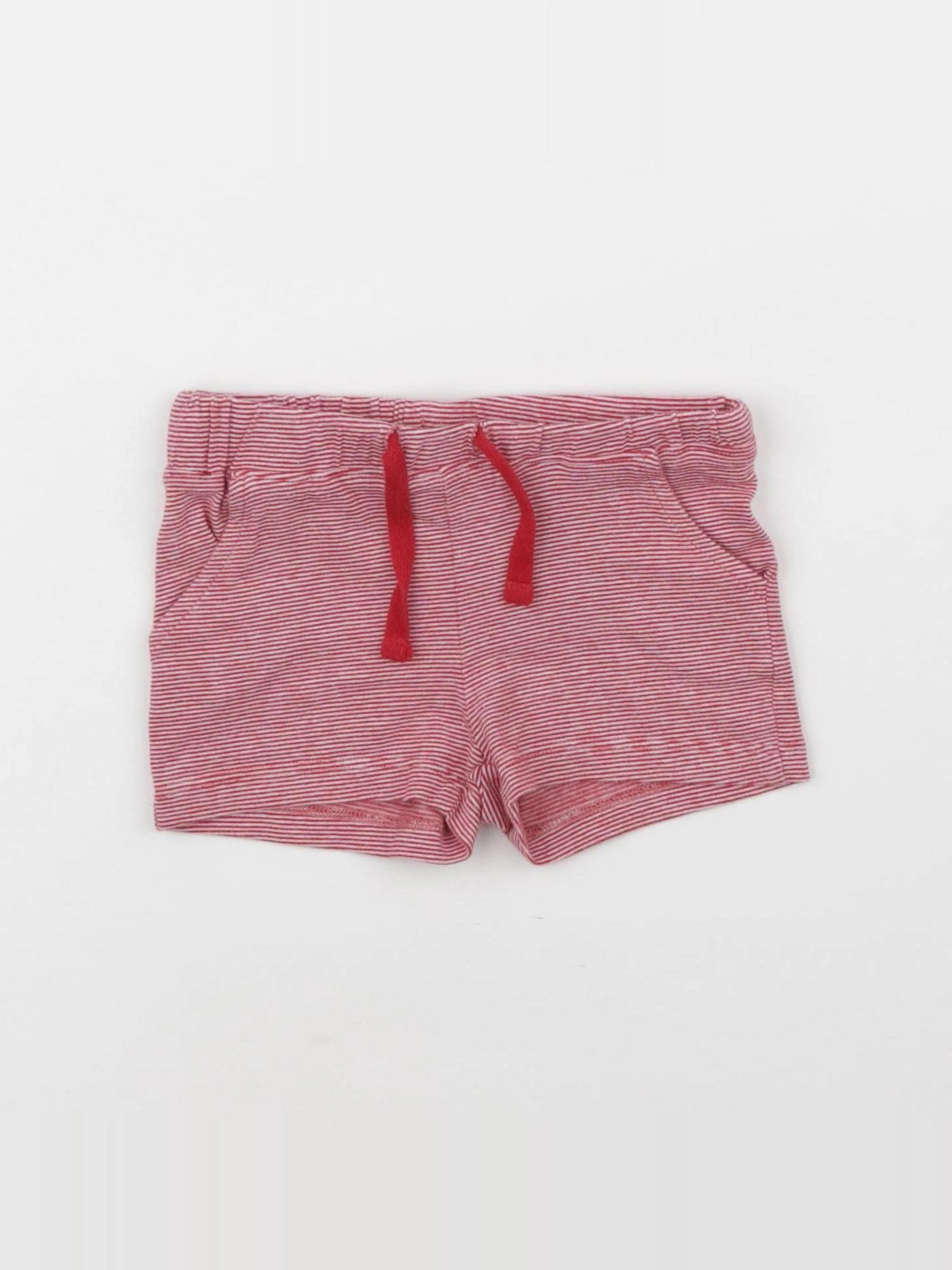 Boutchou - short rouge - 6 mois