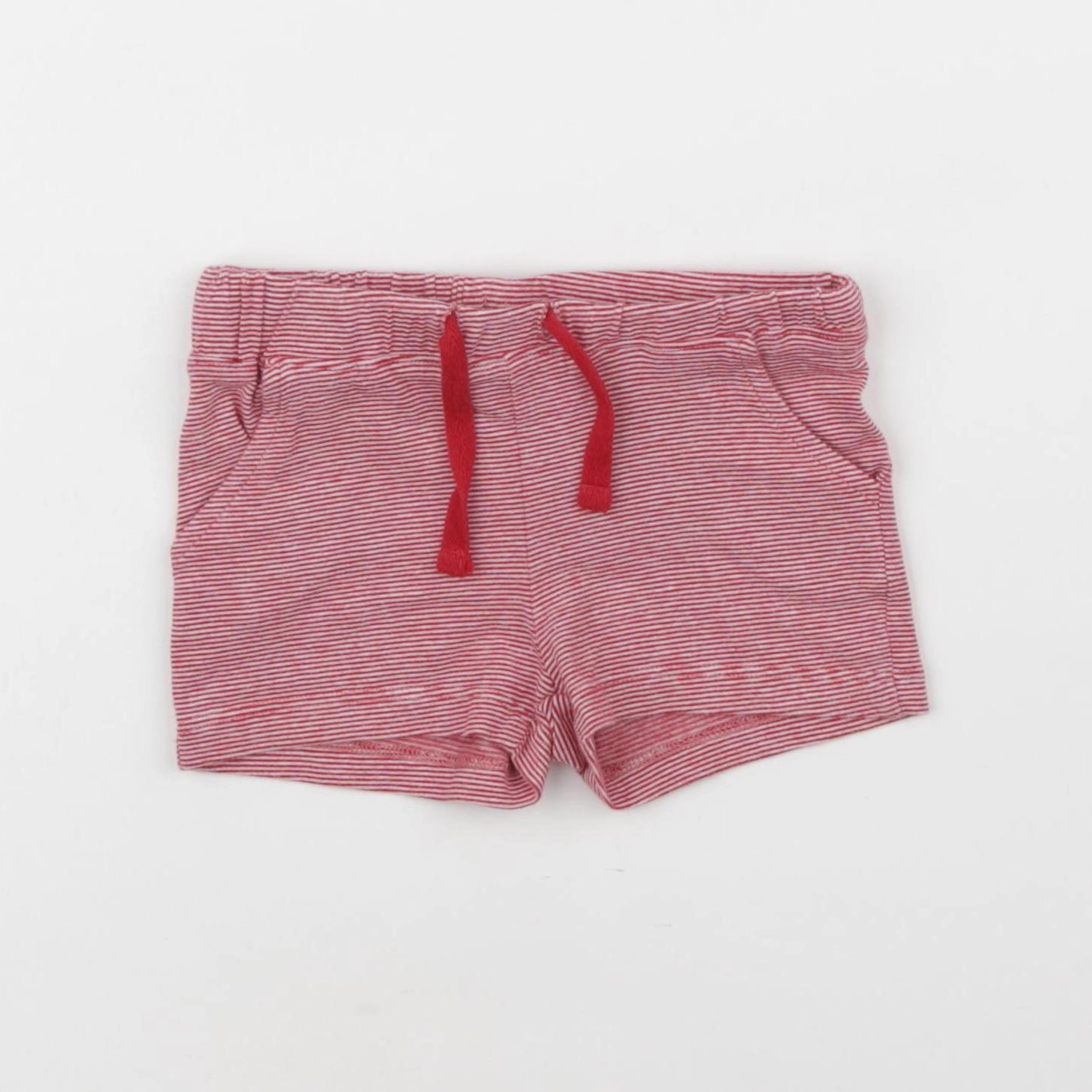 Boutchou - short rouge - 6 mois