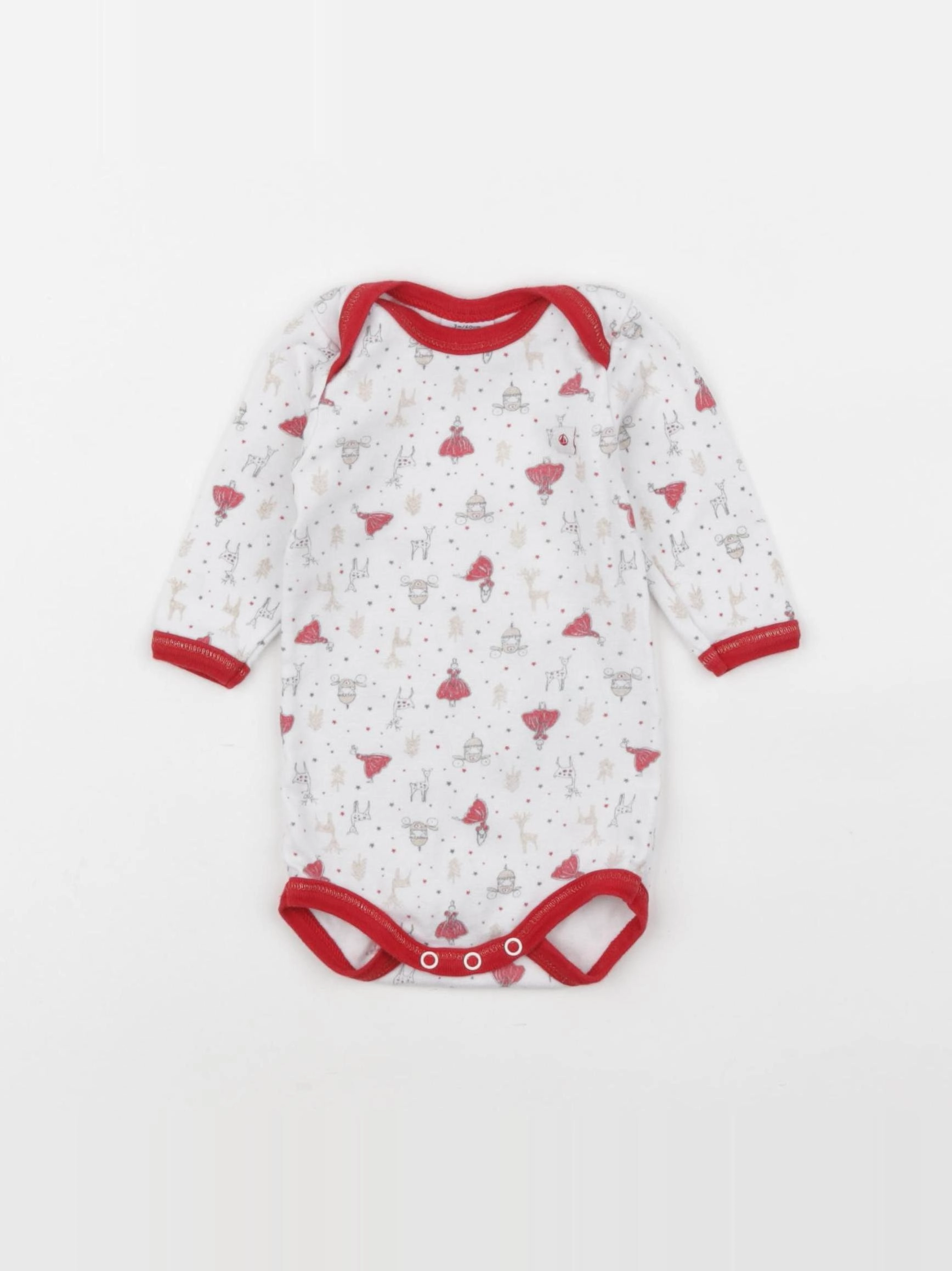 Petit Bateau - body multicolore - 3 mois