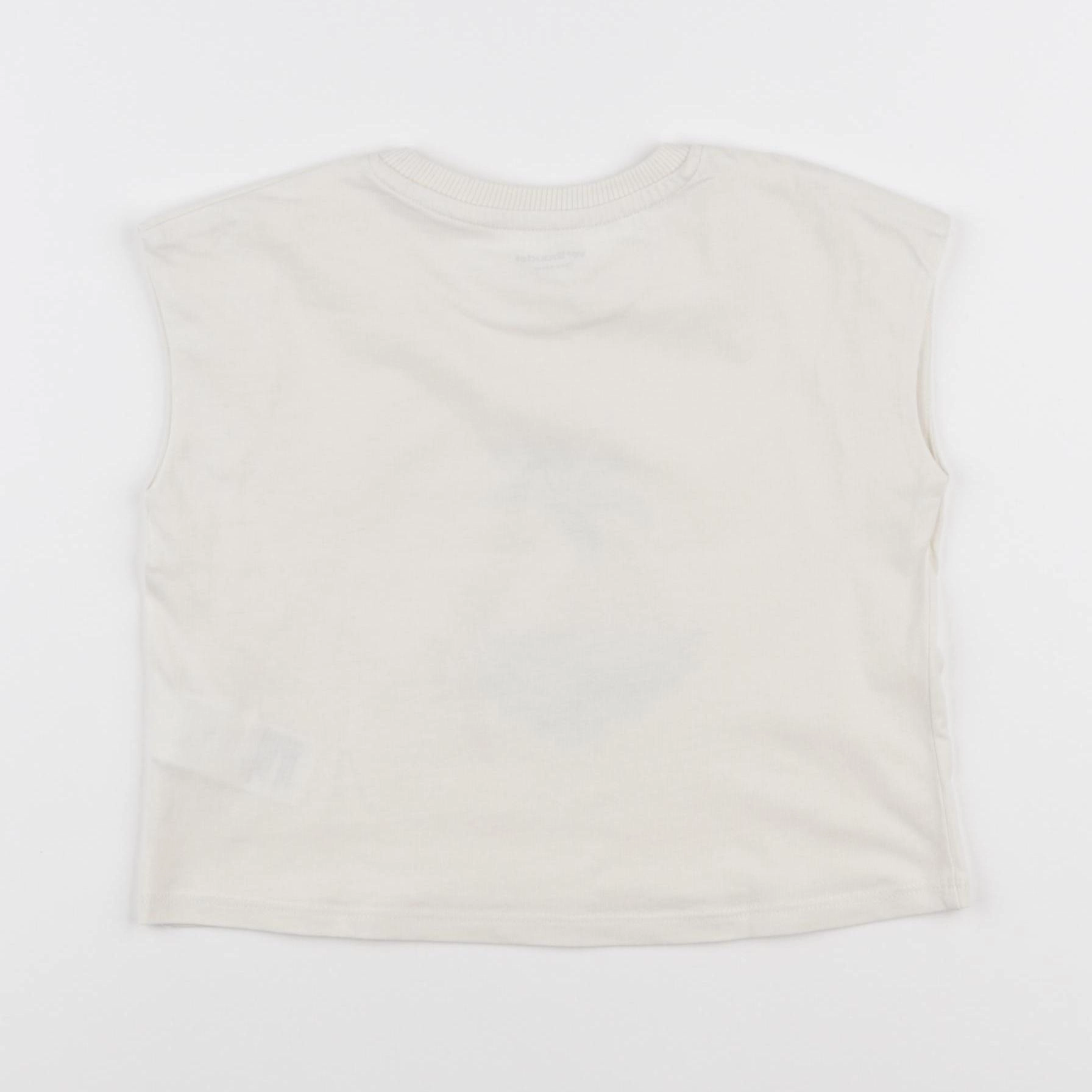 Vertbaudet - tee-shirt beige - 2 ans