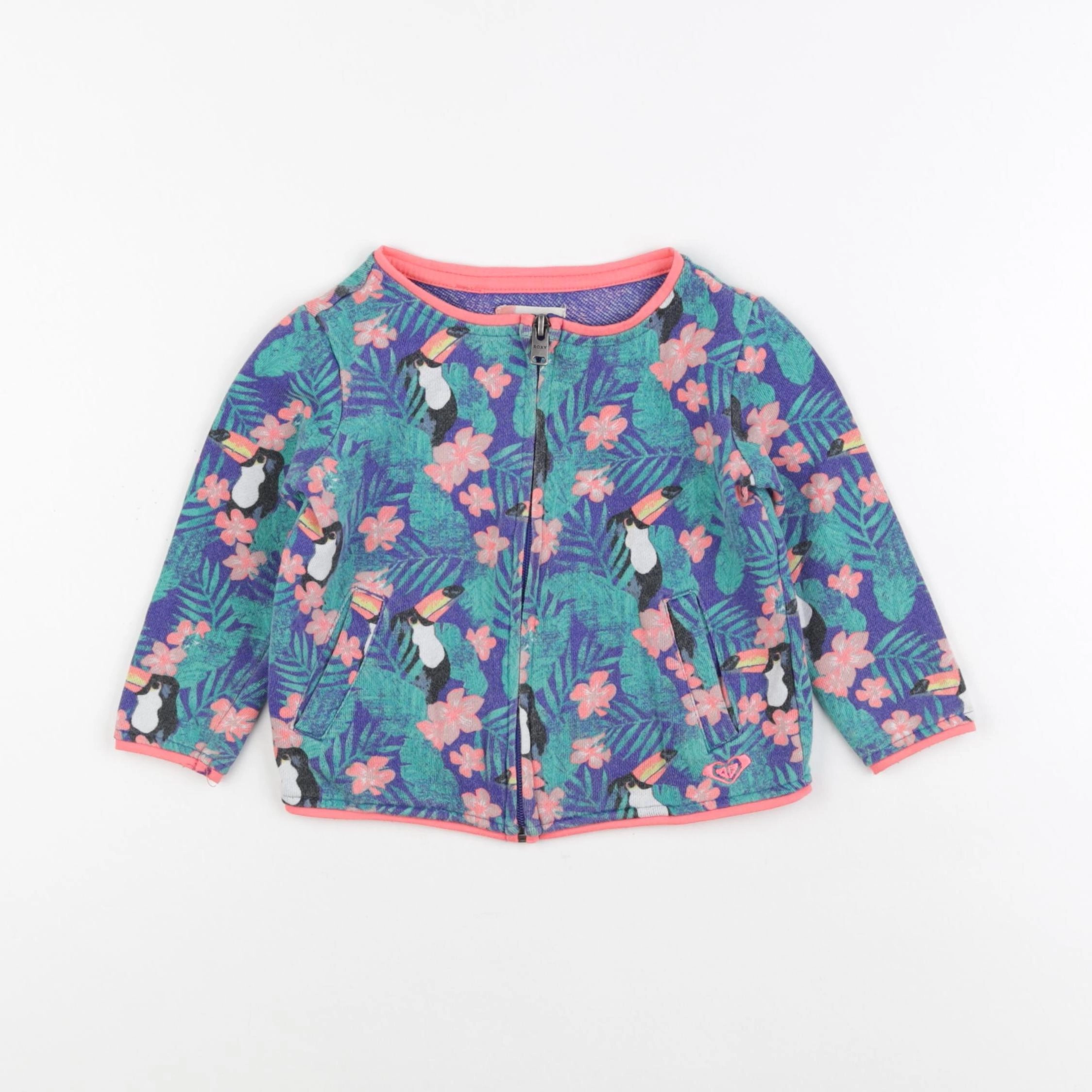 Roxy - gilet multicolore - 2 ans