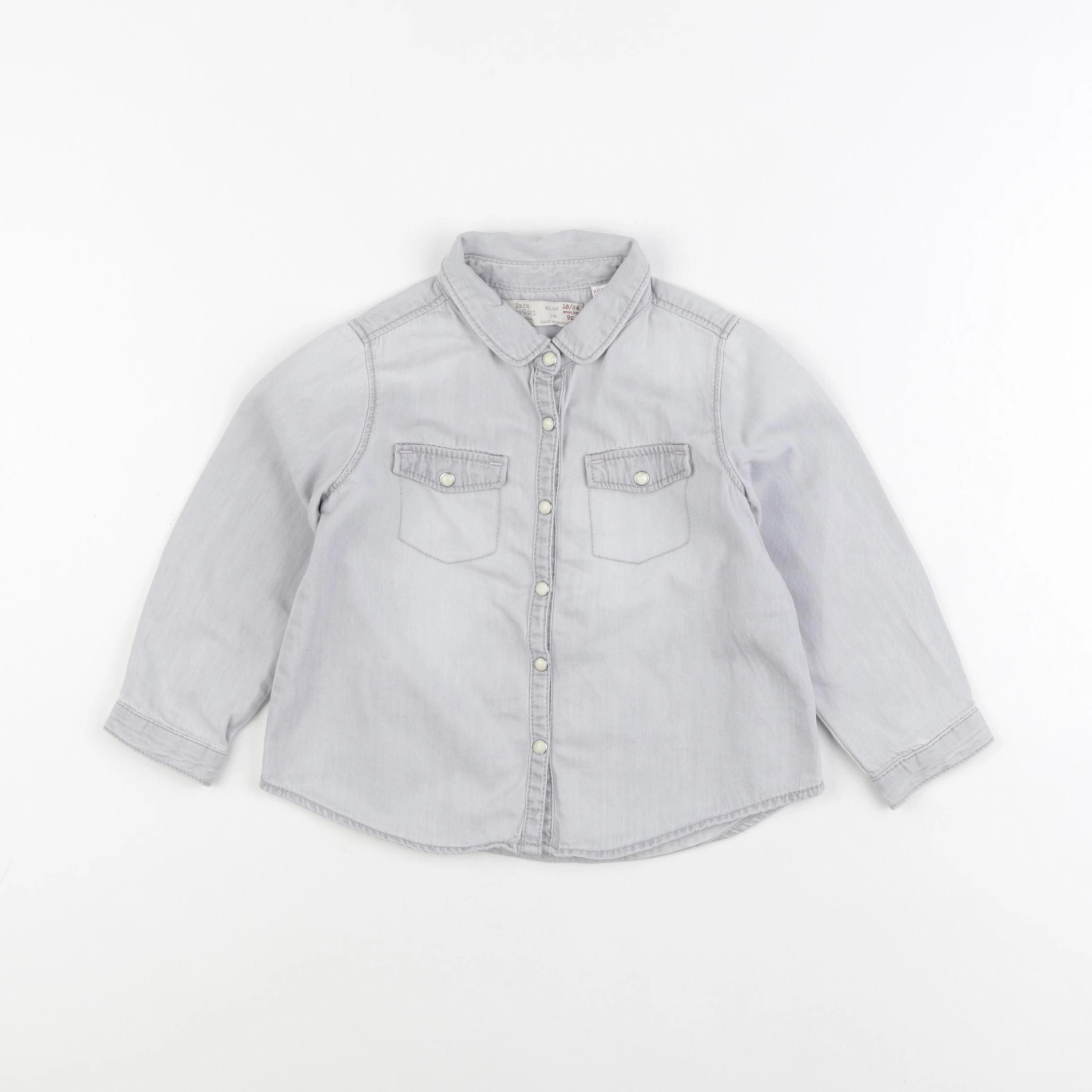 Zara - blouse bleu - 18/24 mois