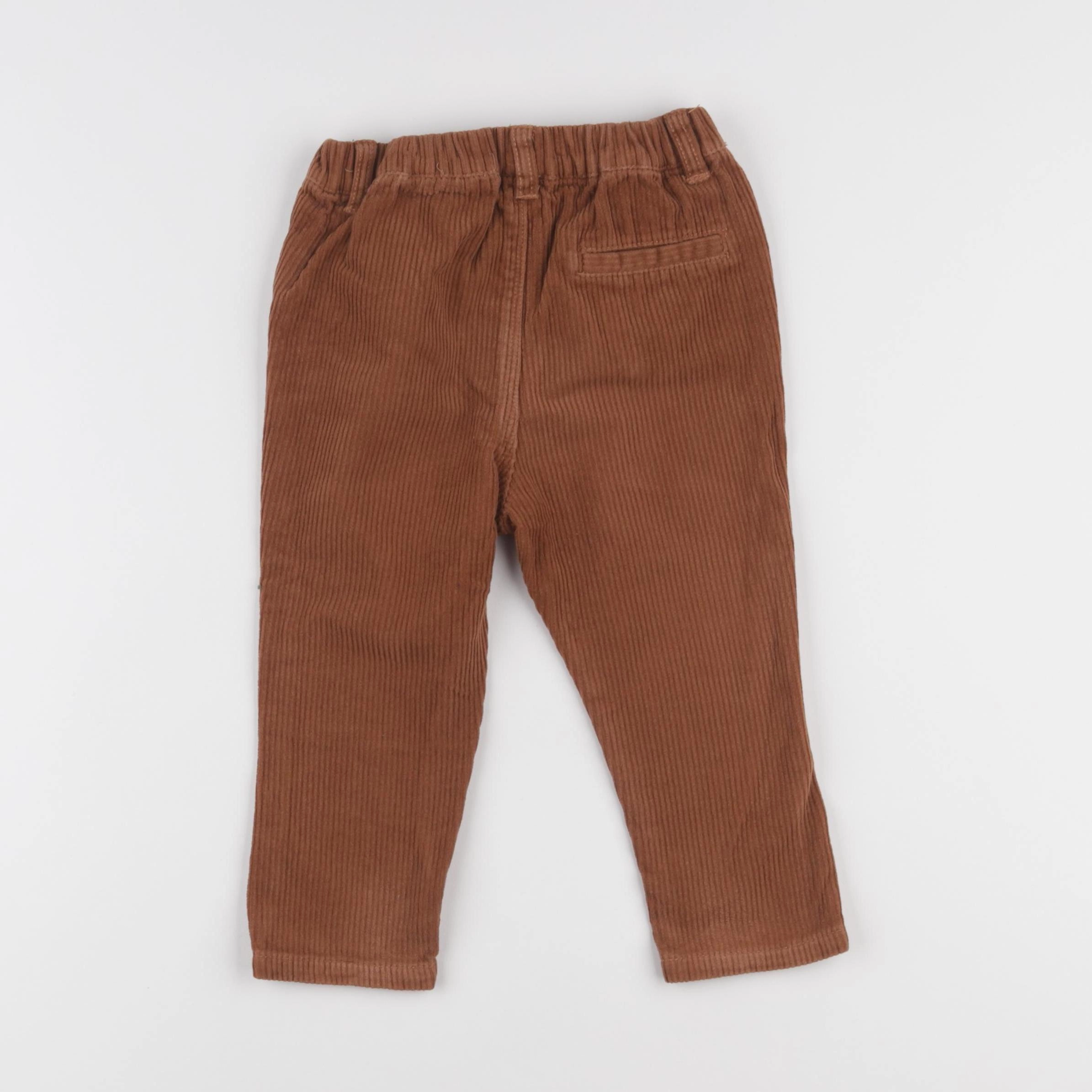 Vertbaudet - pantalon marron - 2 ans