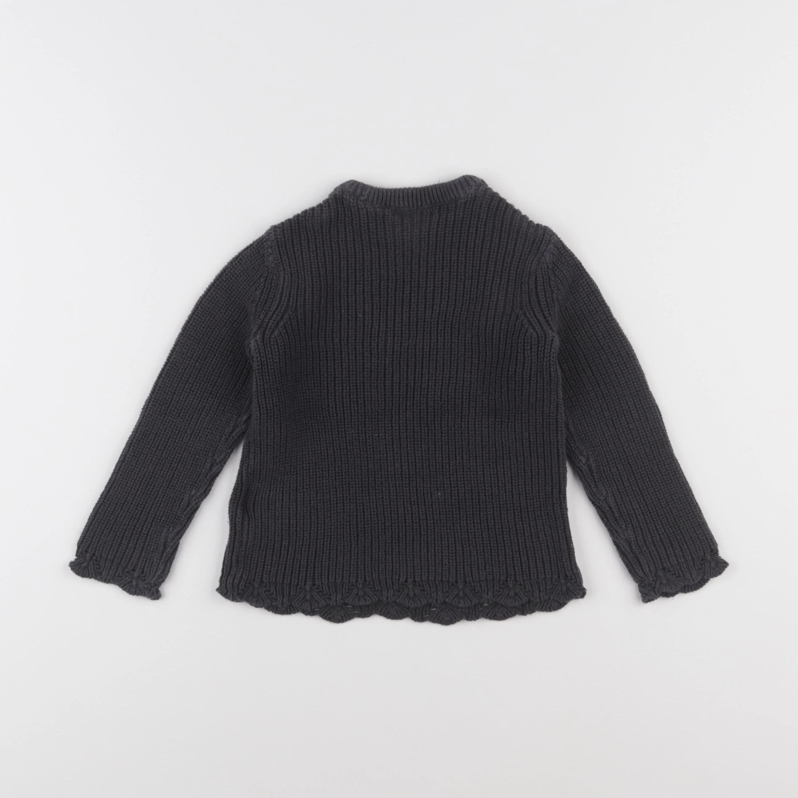 Vertbaudet - pull gris - 4 ans