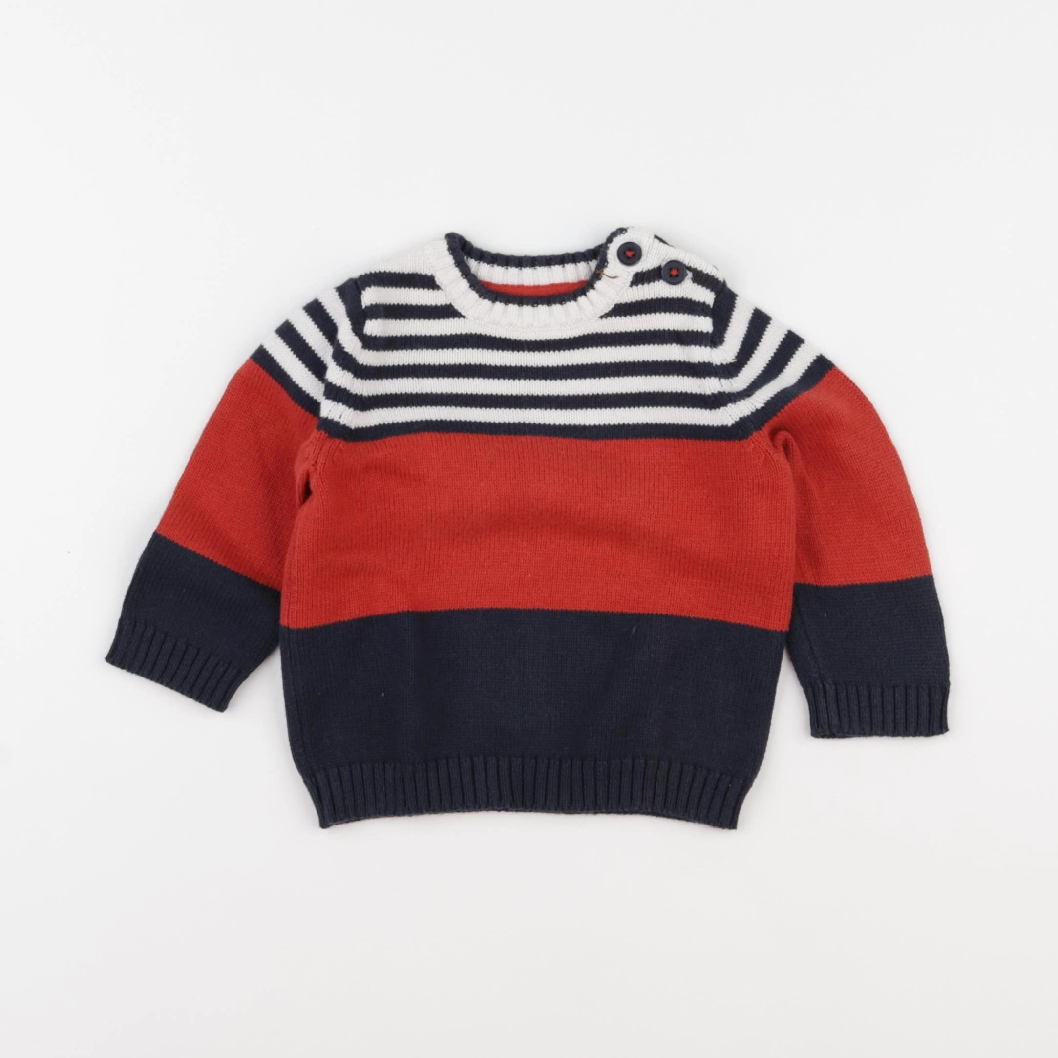 Tape à l'oeil - pull rouge - 9 mois