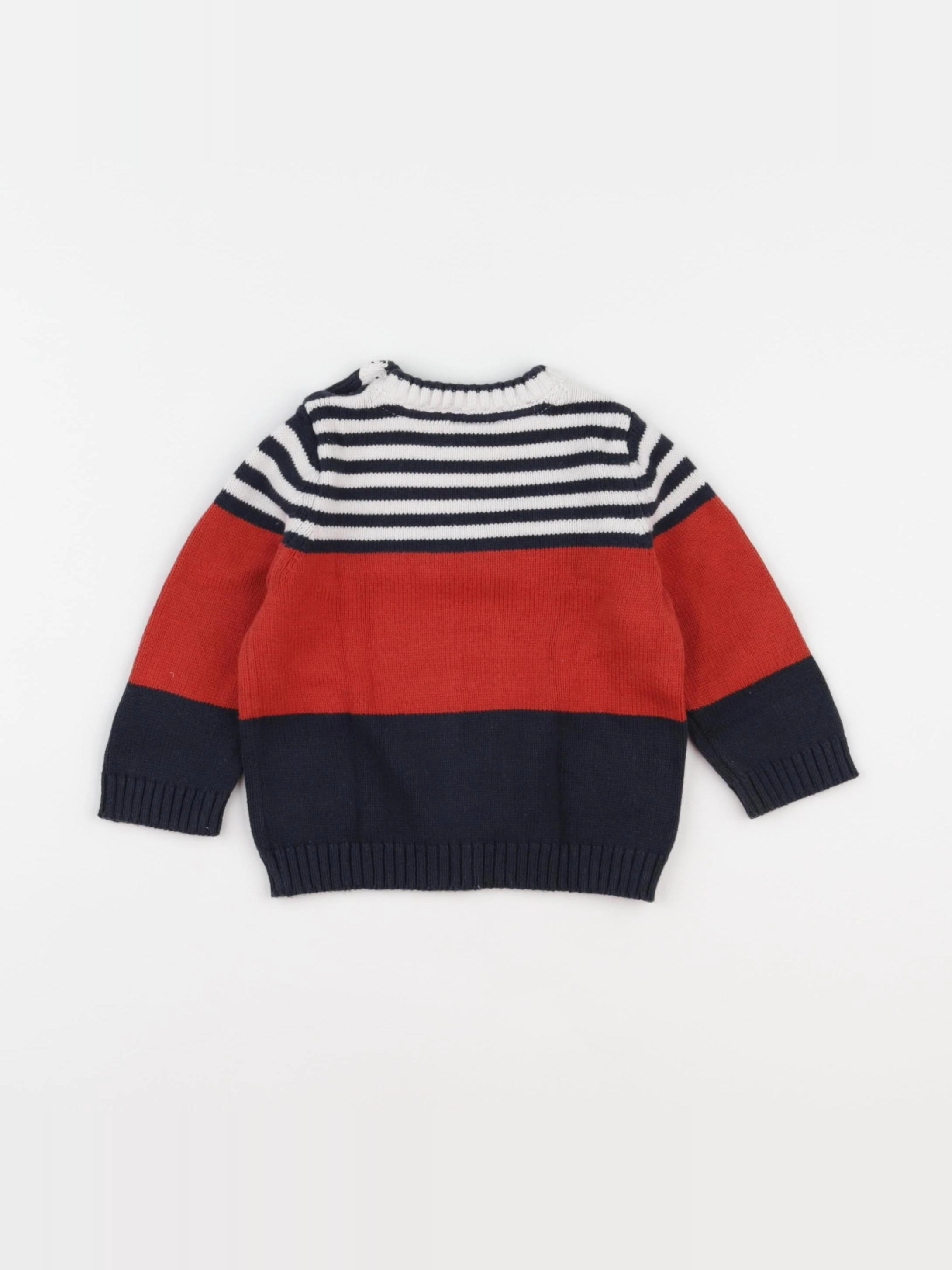 Tape à l'oeil - pull rouge - 9 mois