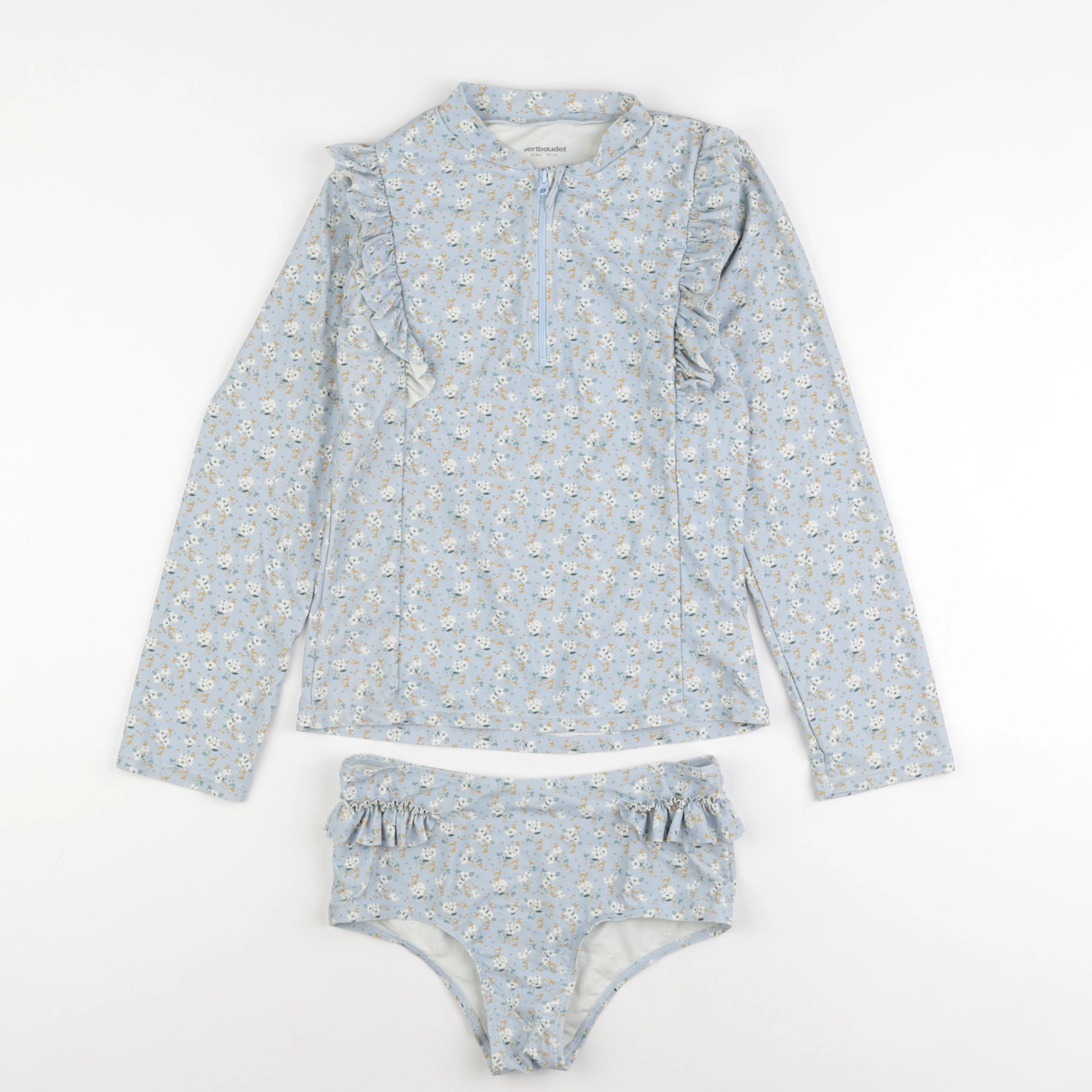 Vertbaudet - maillot de bain bleu - 12 ans