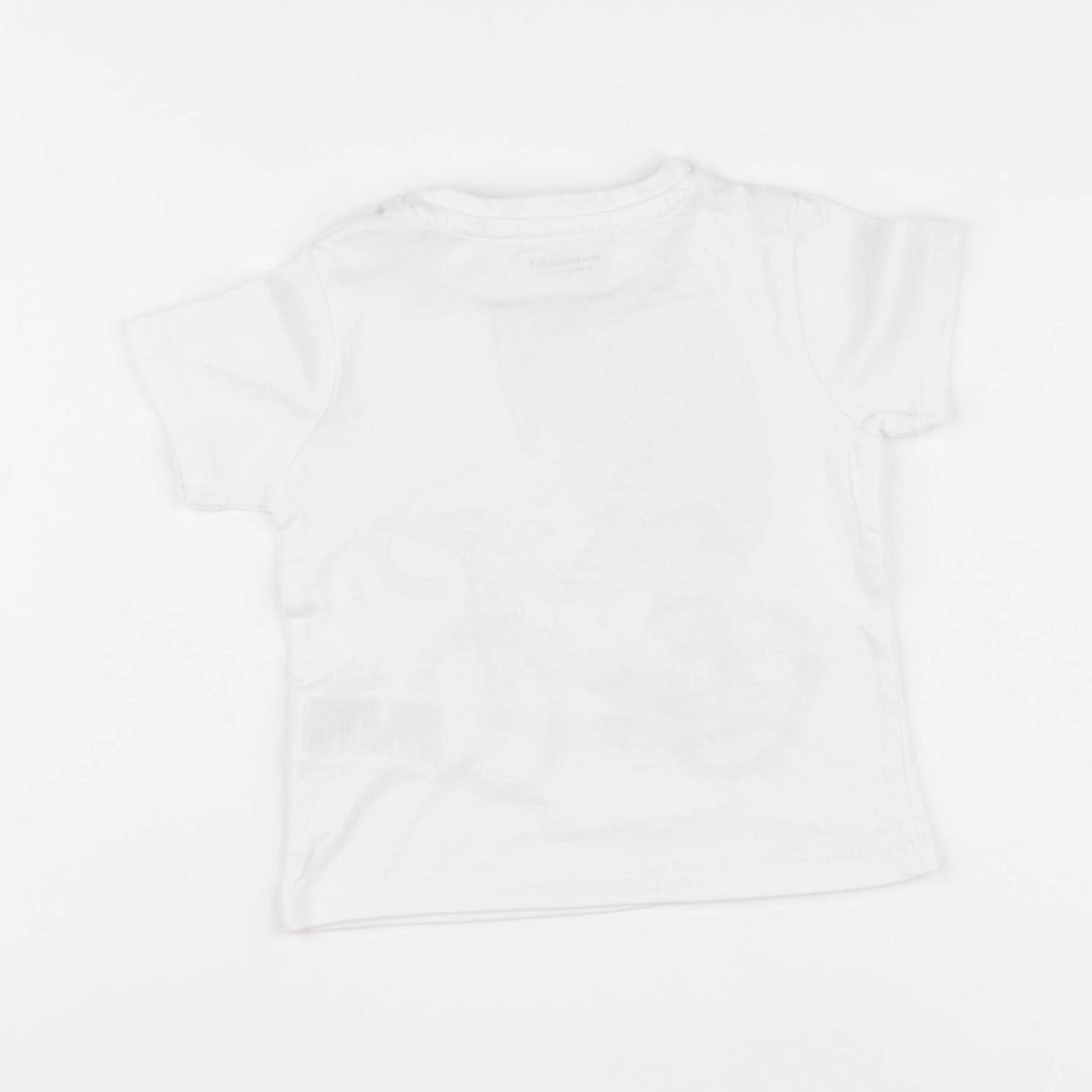 Vertbaudet - tee-shirt blanc - 9 mois