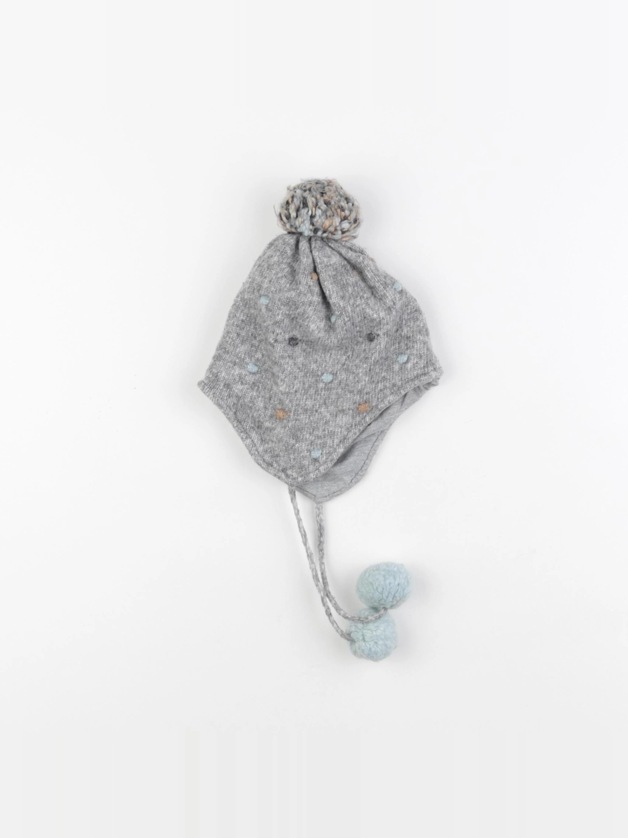 Vertbaudet - bonnet gris - 12/14 ans
