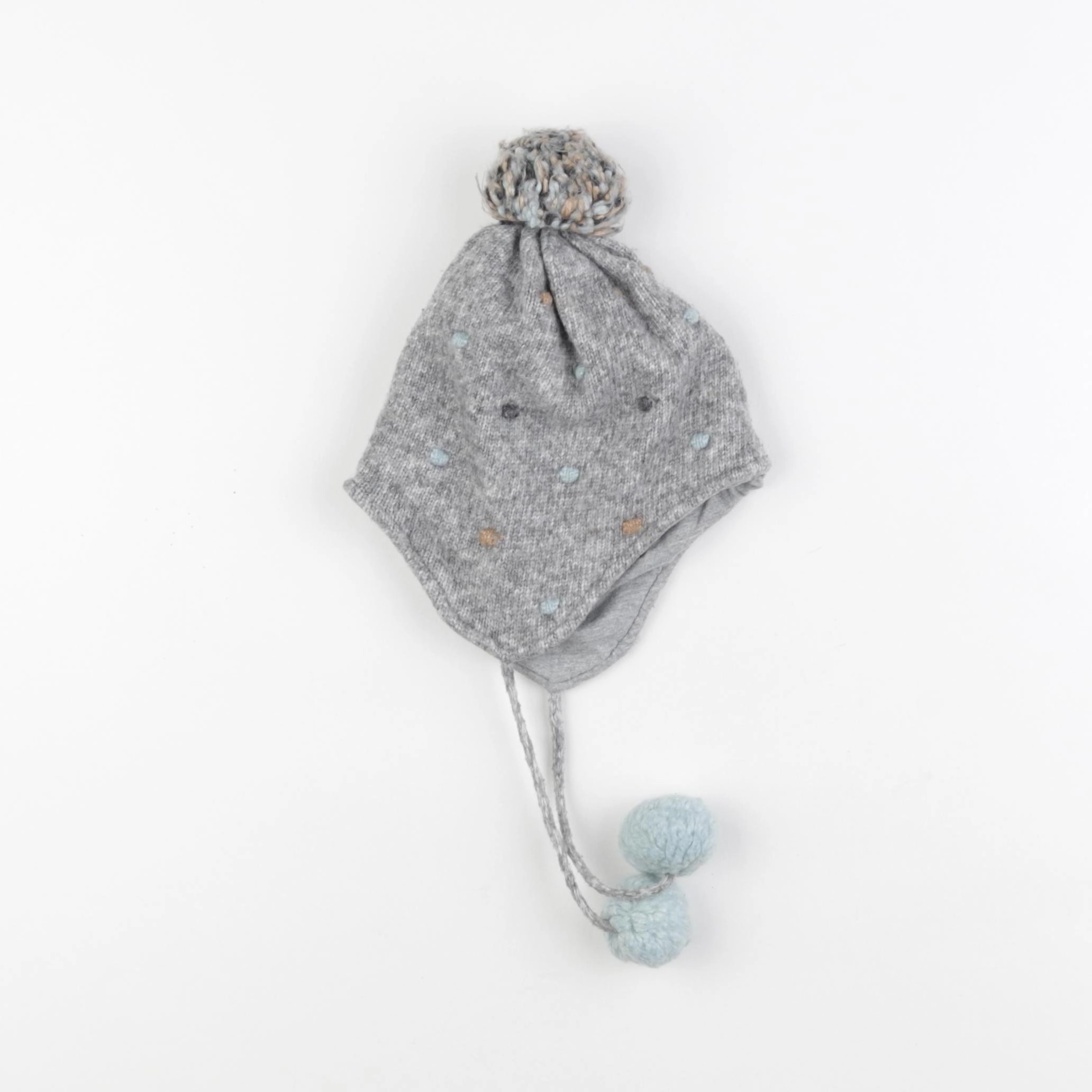 Vertbaudet - bonnet gris - 12/14 ans