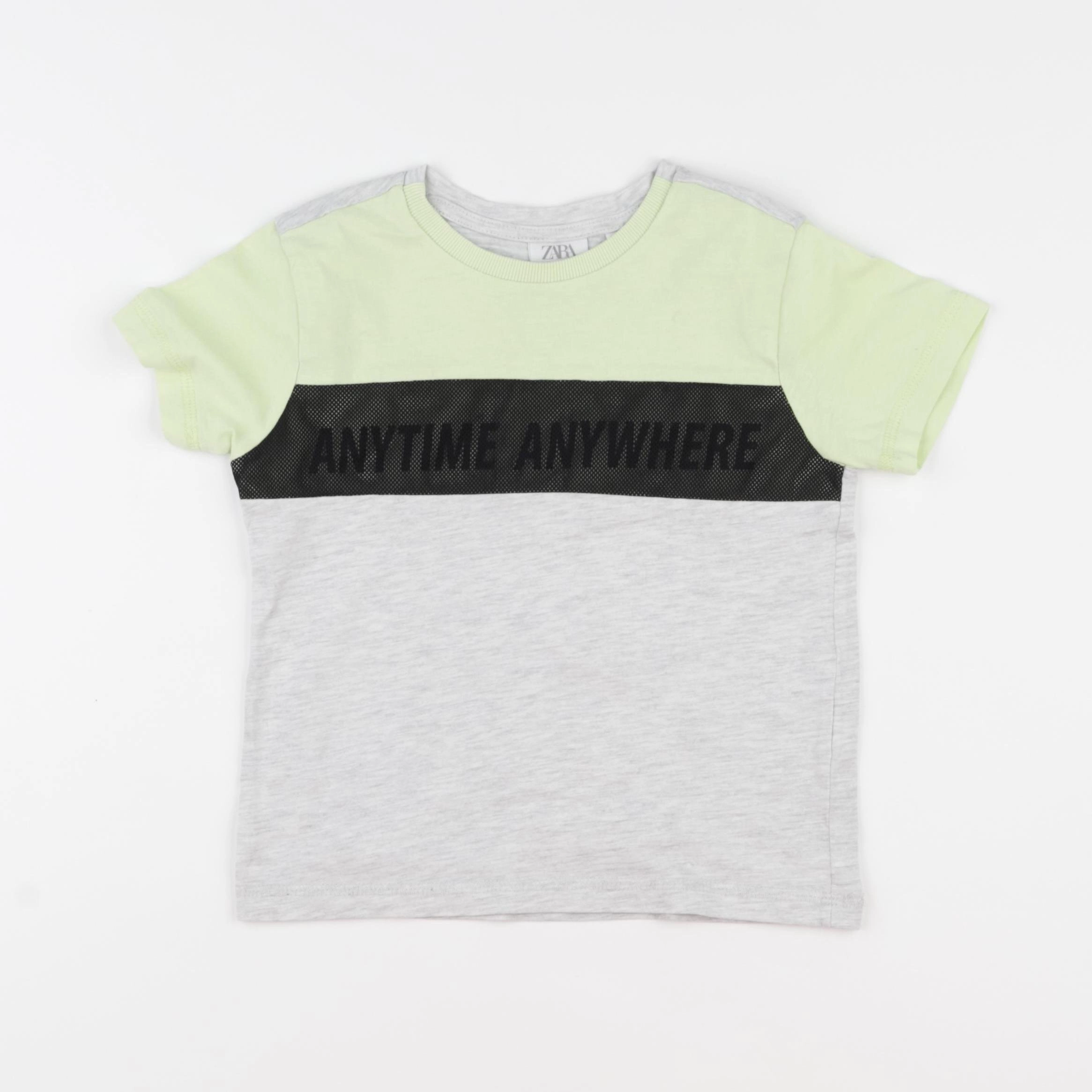 Zara - tee-shirt jaune - 2/3 ans
