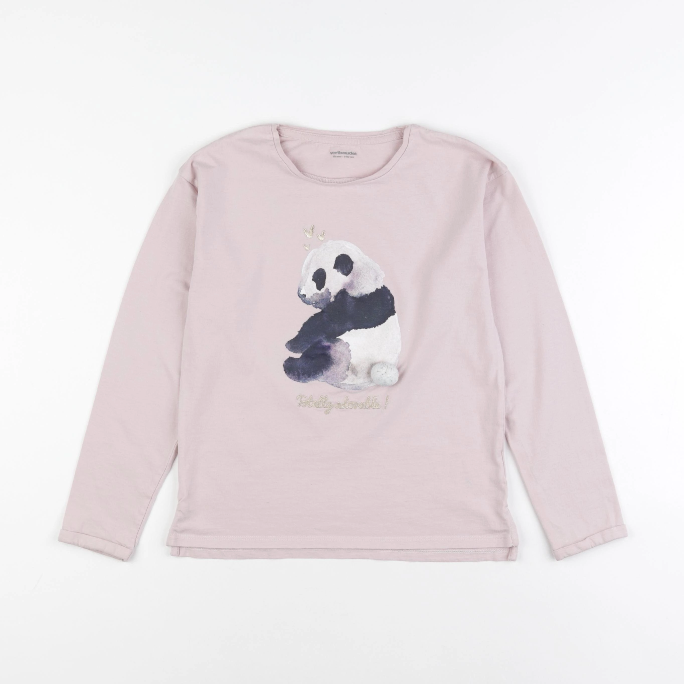 Vertbaudet - tee-shirt rose - 10 ans