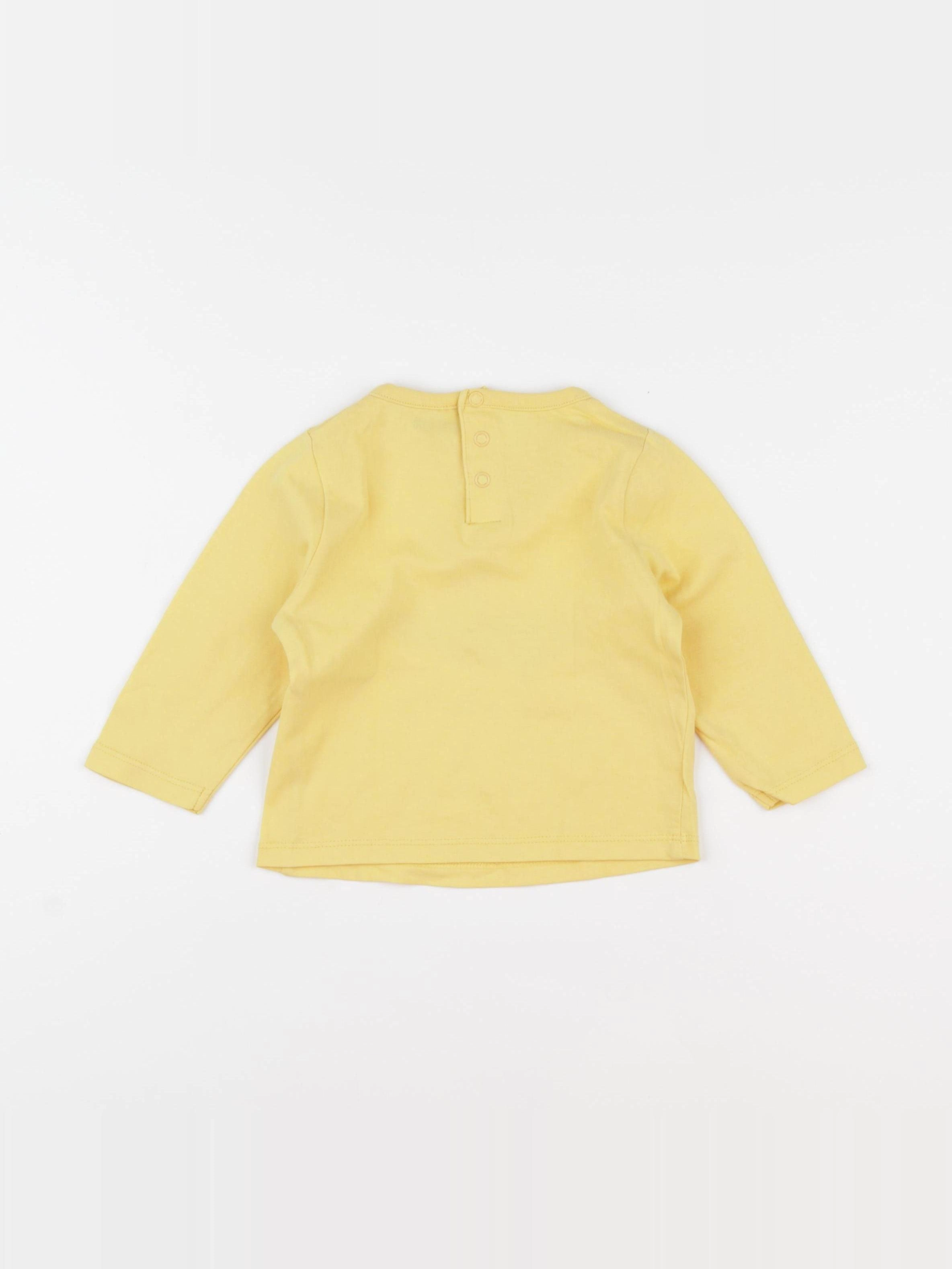 Tape à l'oeil - tee-shirt jaune - 9 mois