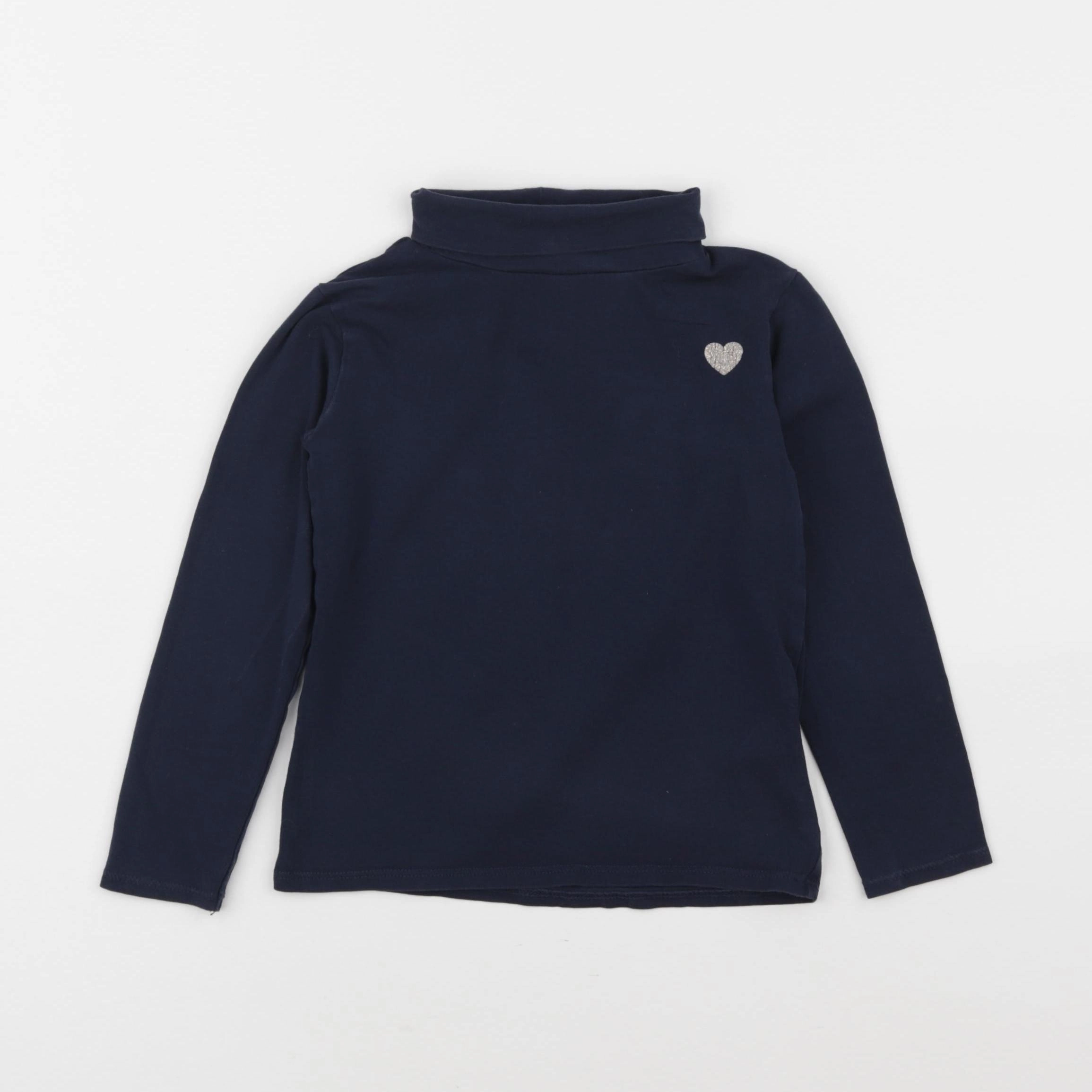 Vertbaudet - sous-pull bleu - 4 ans