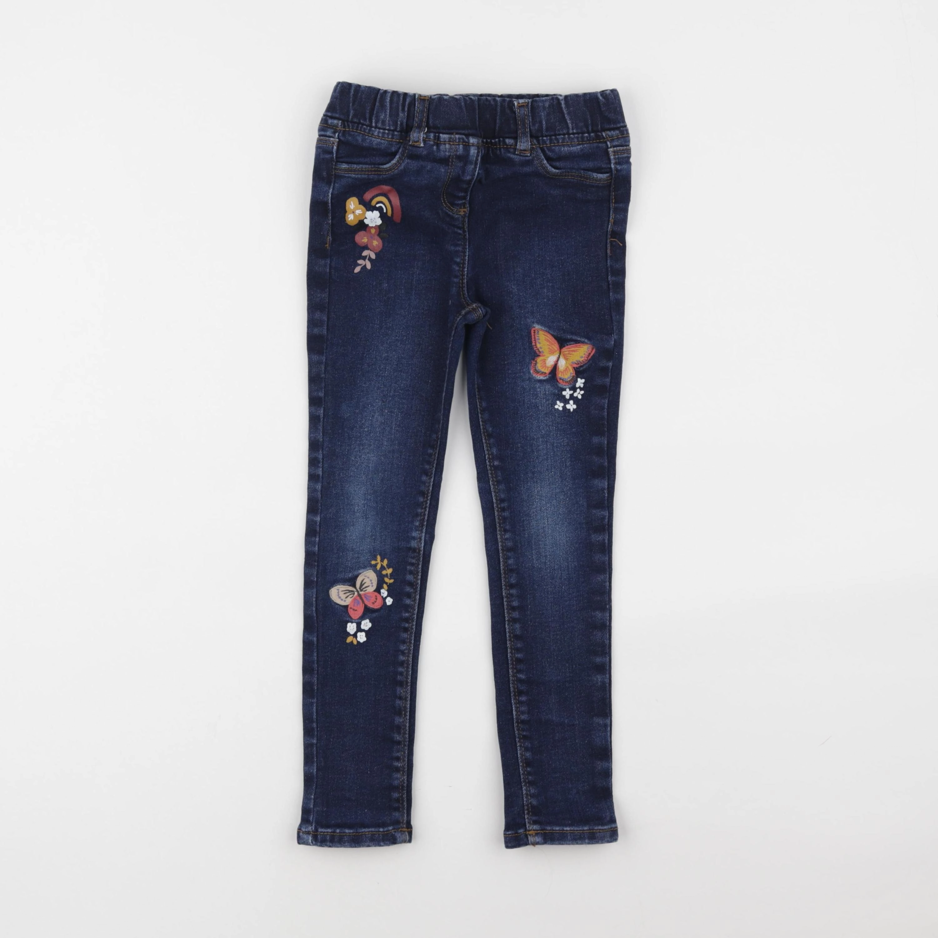 Vertbaudet - jegging bleu - 5 ans