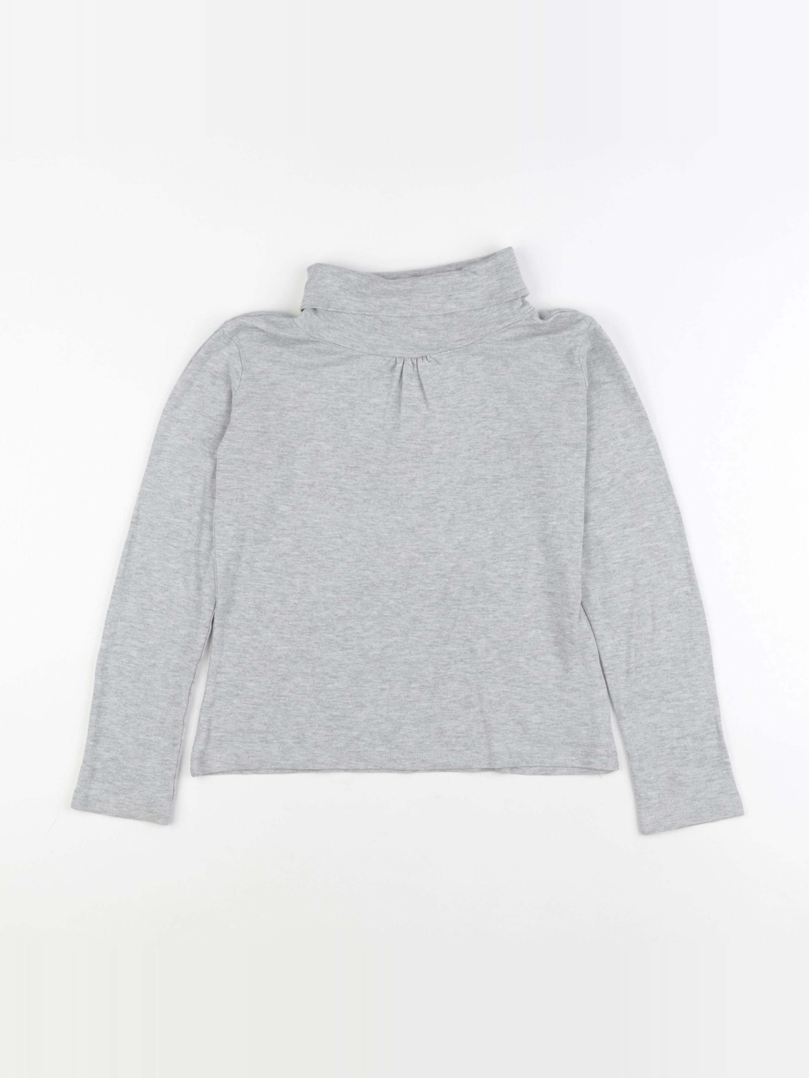 Vertbaudet - sous-pull gris - 10 ans