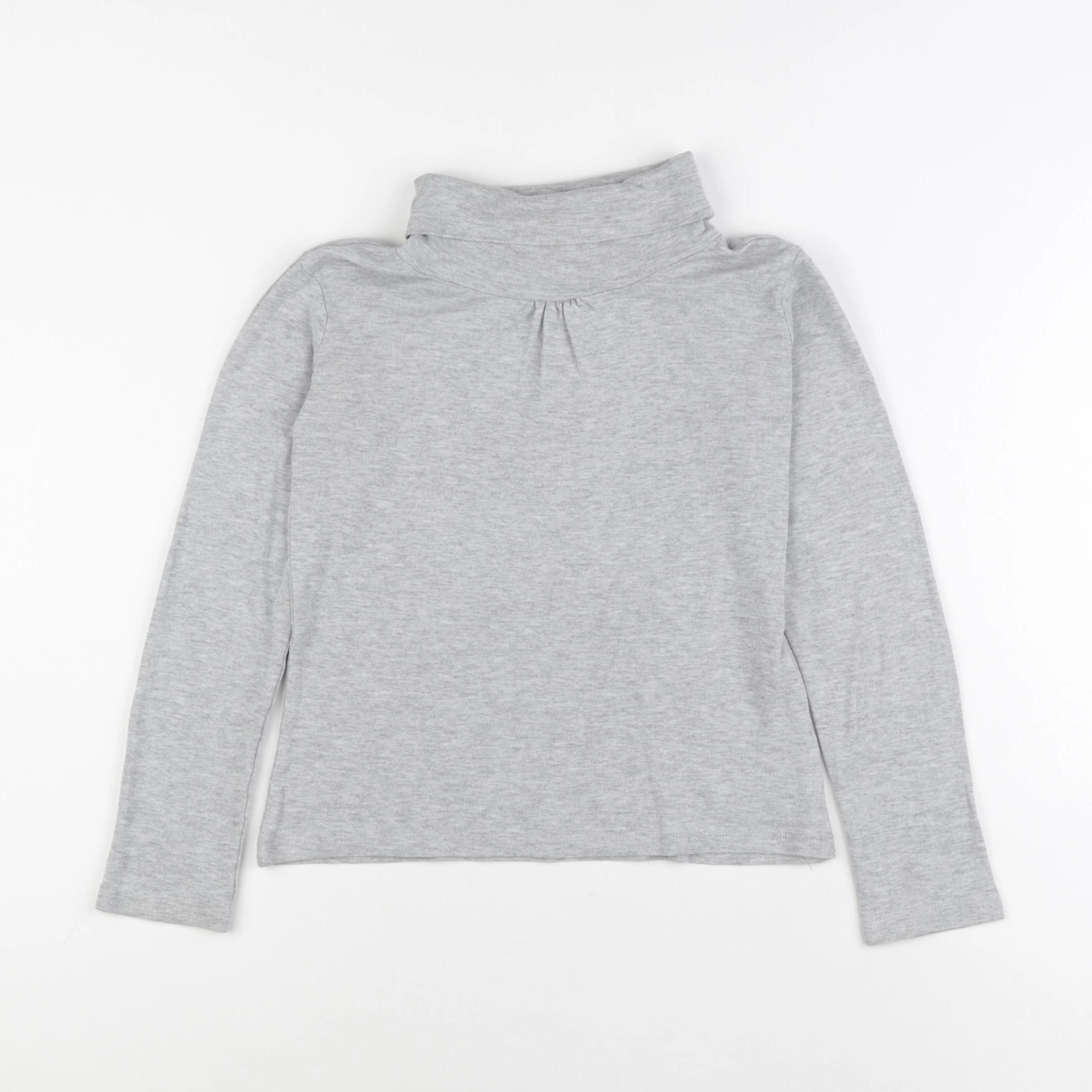 Vertbaudet - sous-pull gris - 10 ans