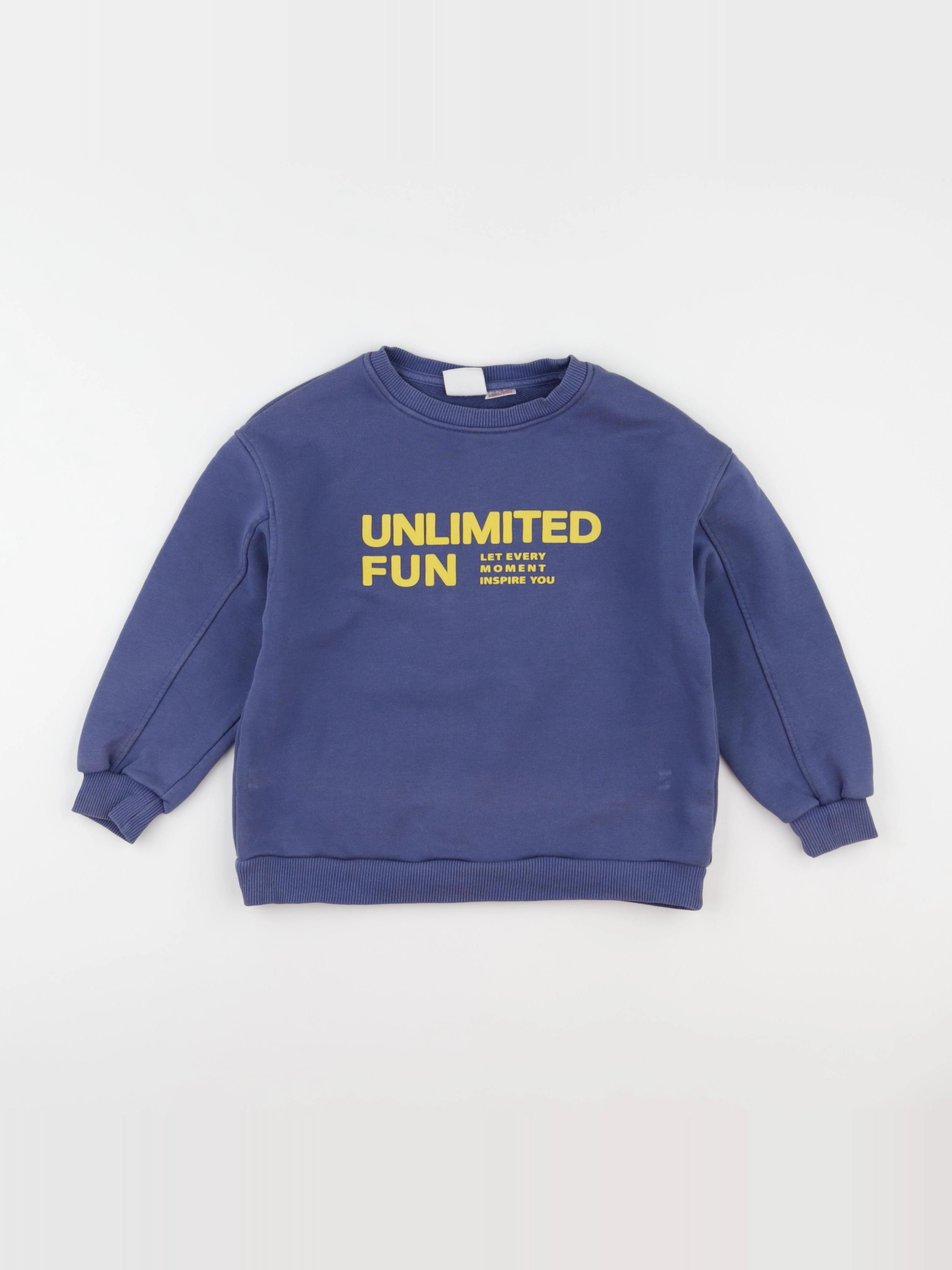 Zara - sweat bleu - 6 ans