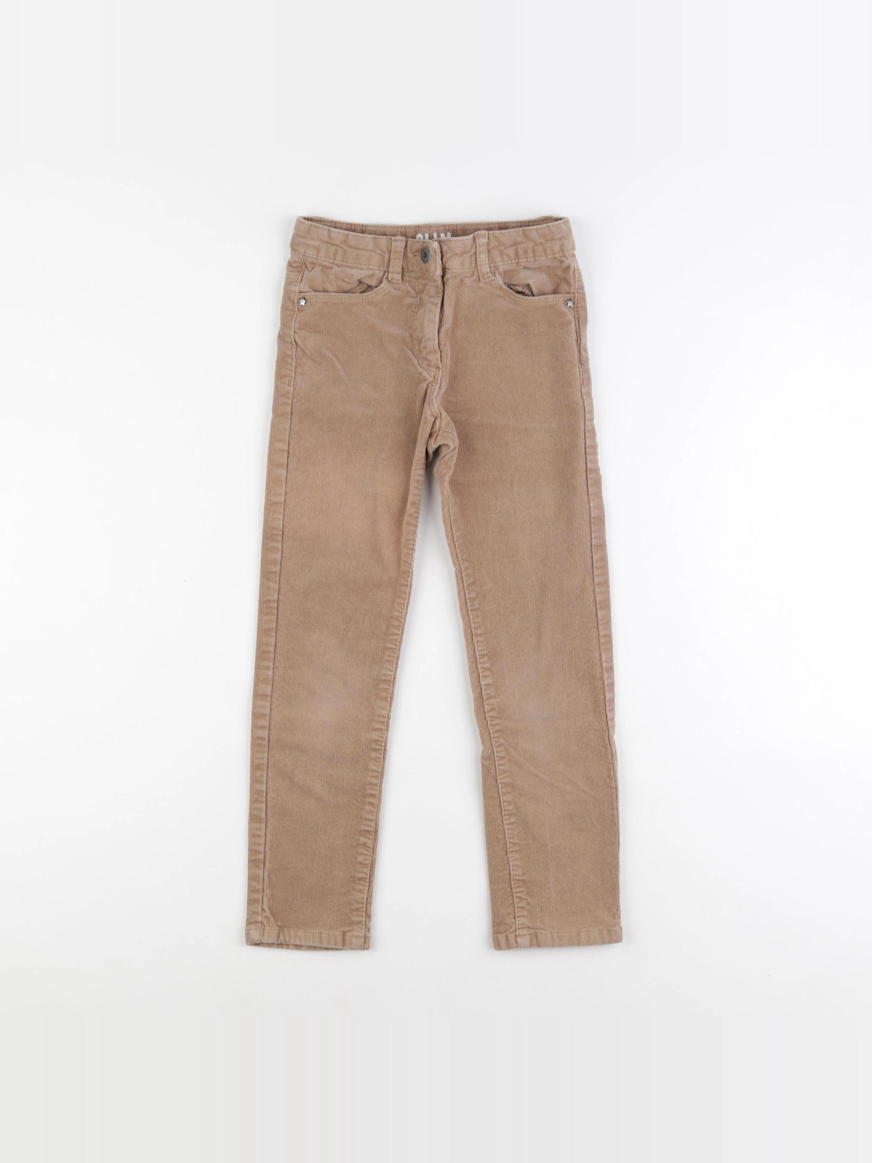 Vertbaudet - pantalon marron - 7 ans