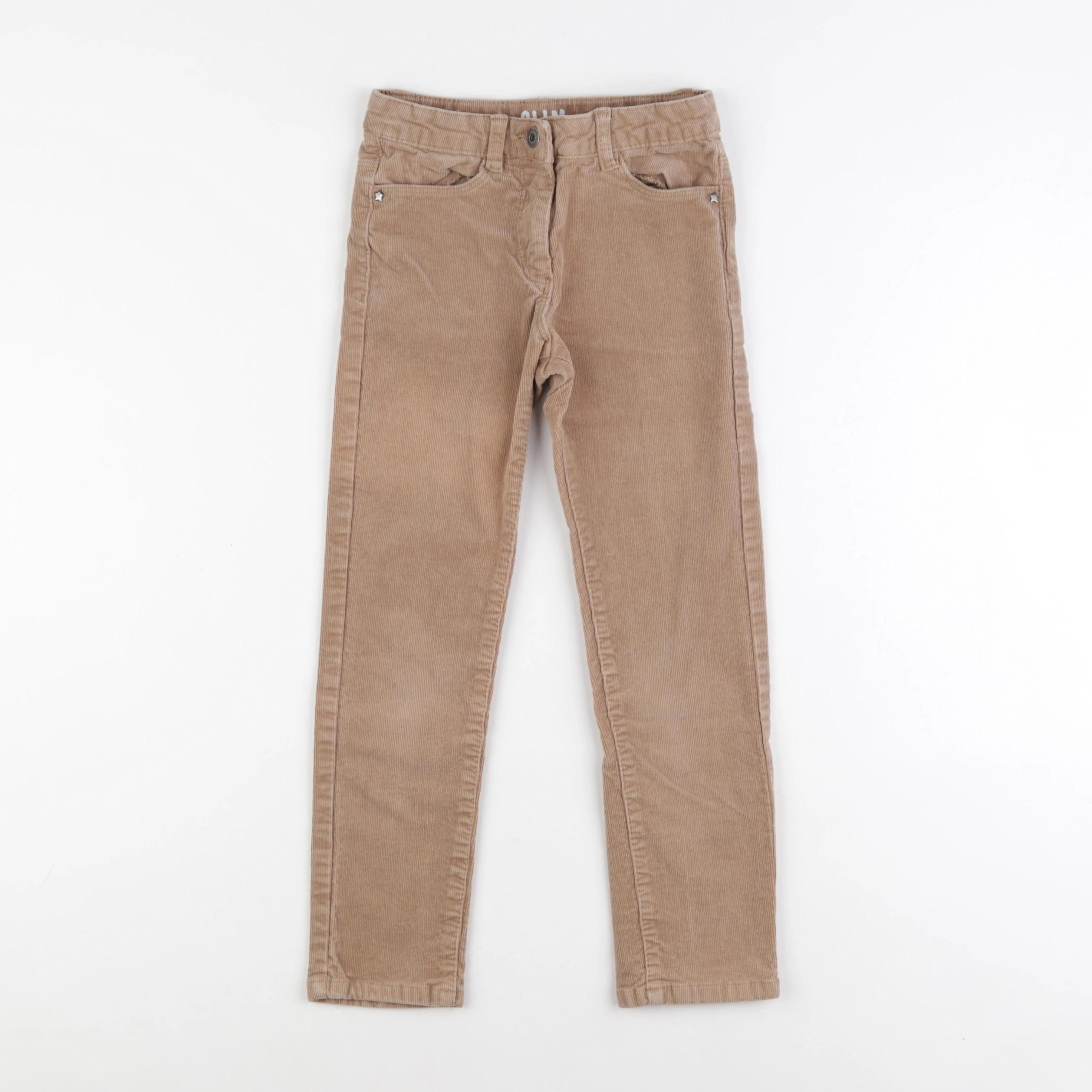Vertbaudet - pantalon marron - 7 ans