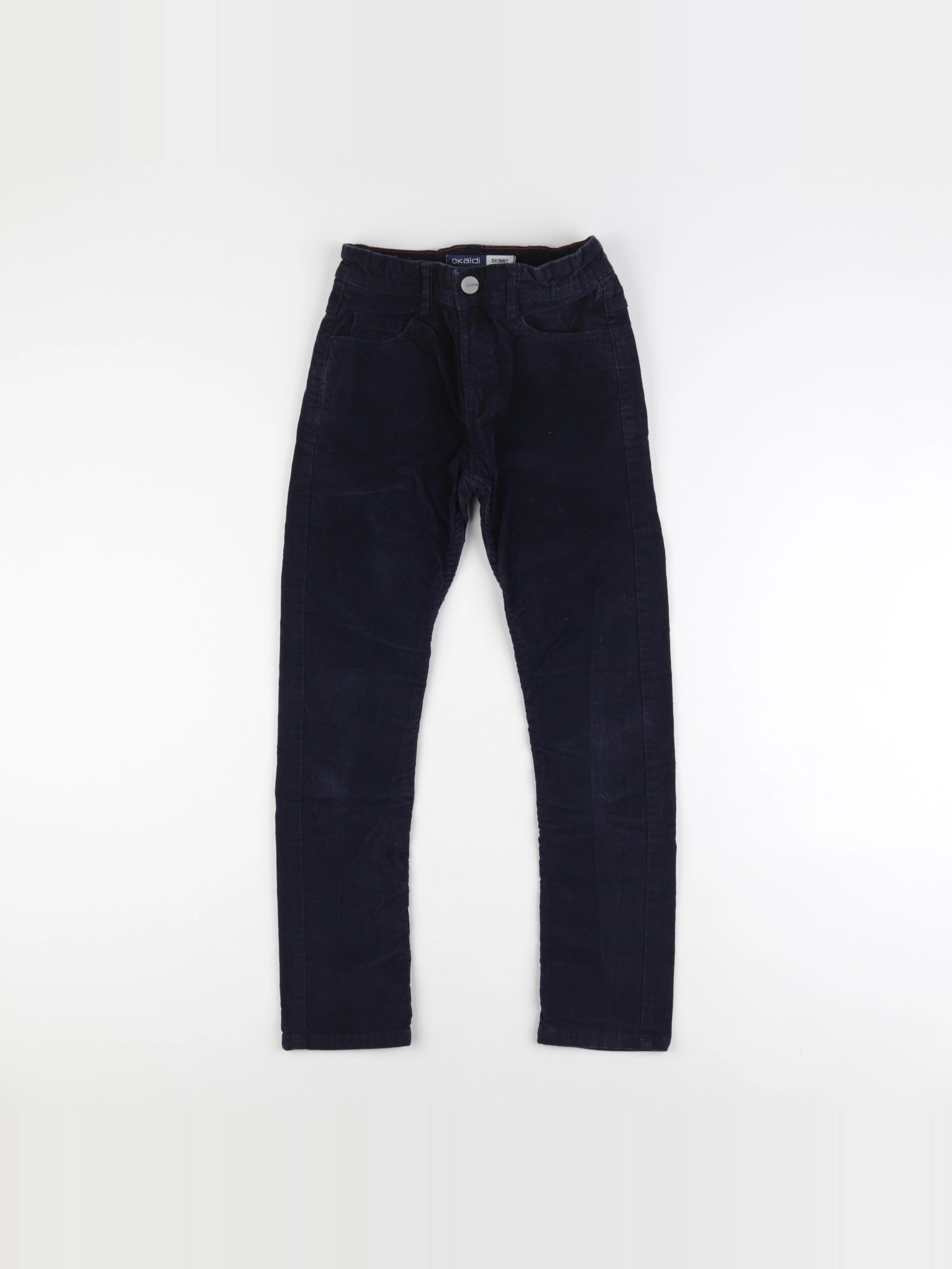 Okaidi - pantalon bleu - 10 ans