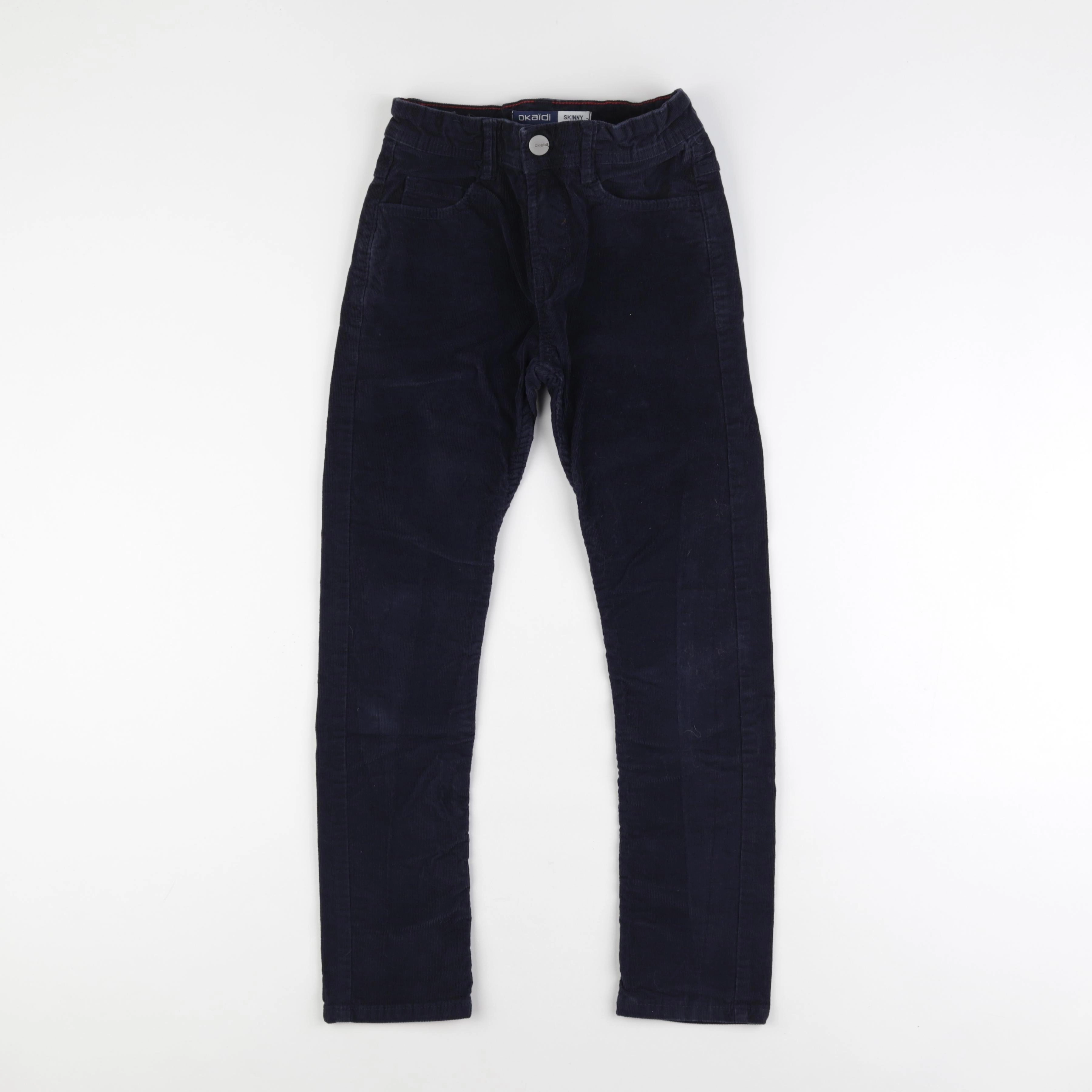 Okaidi - pantalon bleu - 10 ans