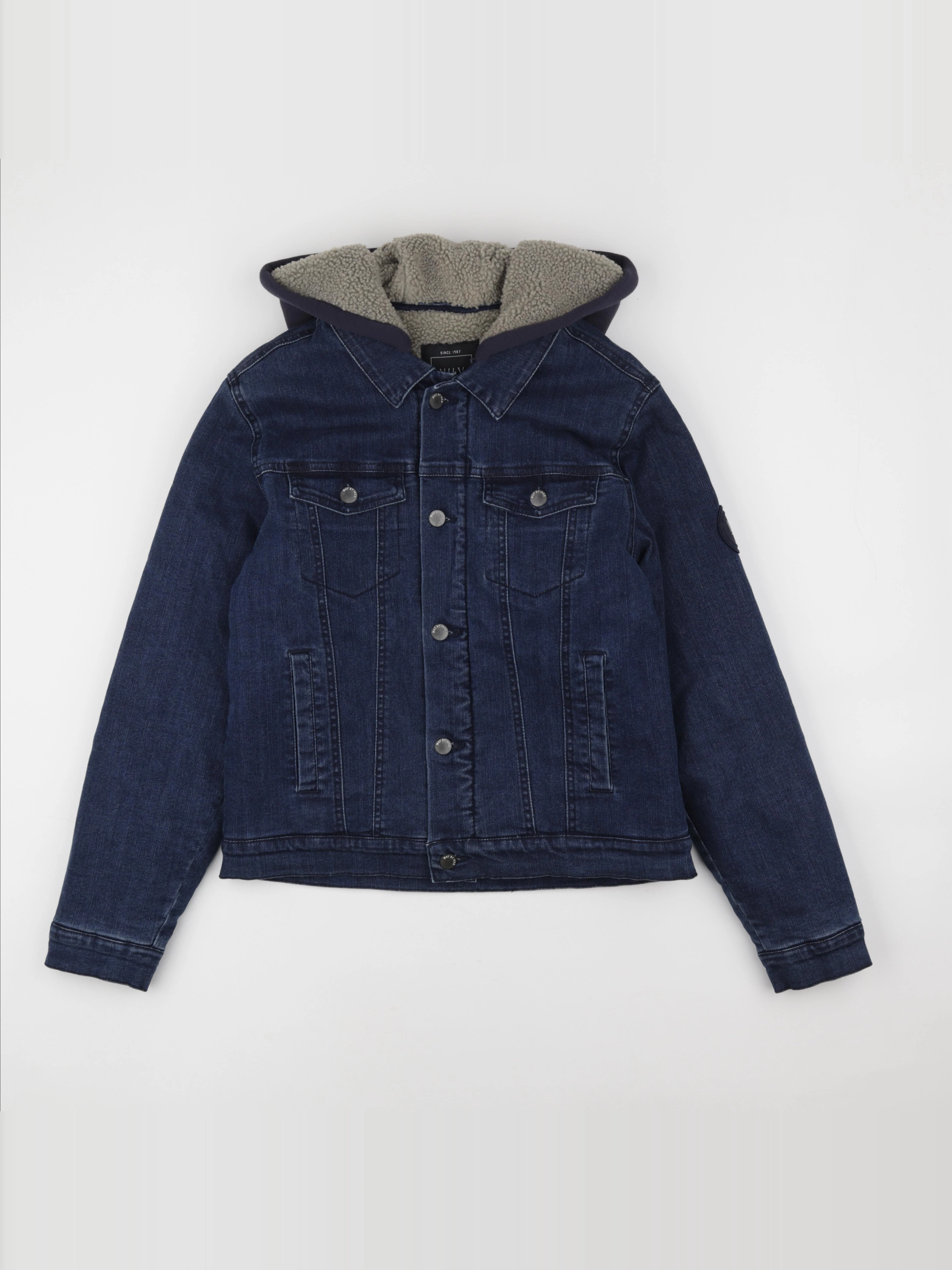 IKKS - veste doublé bleu - 14 ans