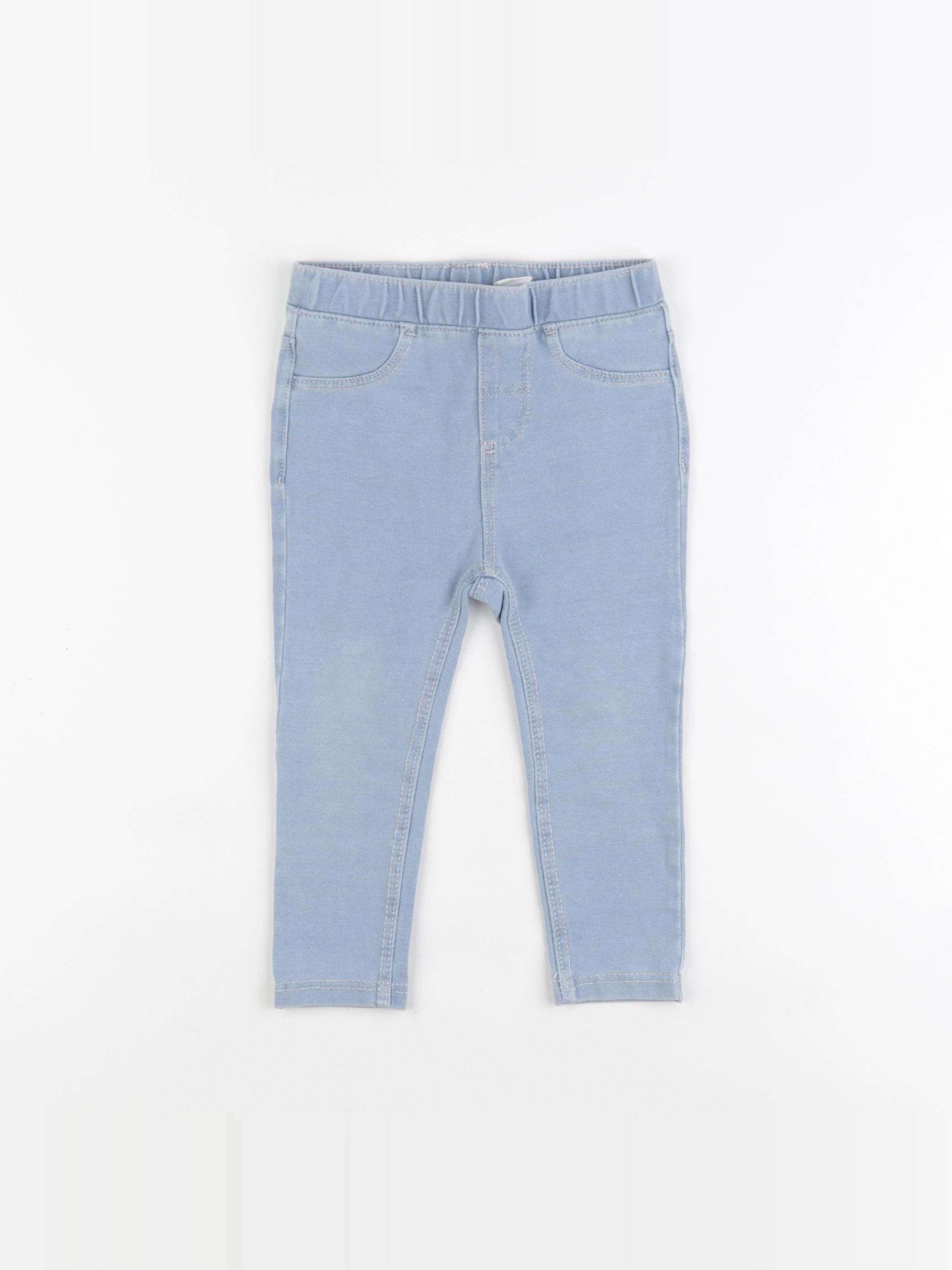 H&M - jegging bleu - 12/18 mois