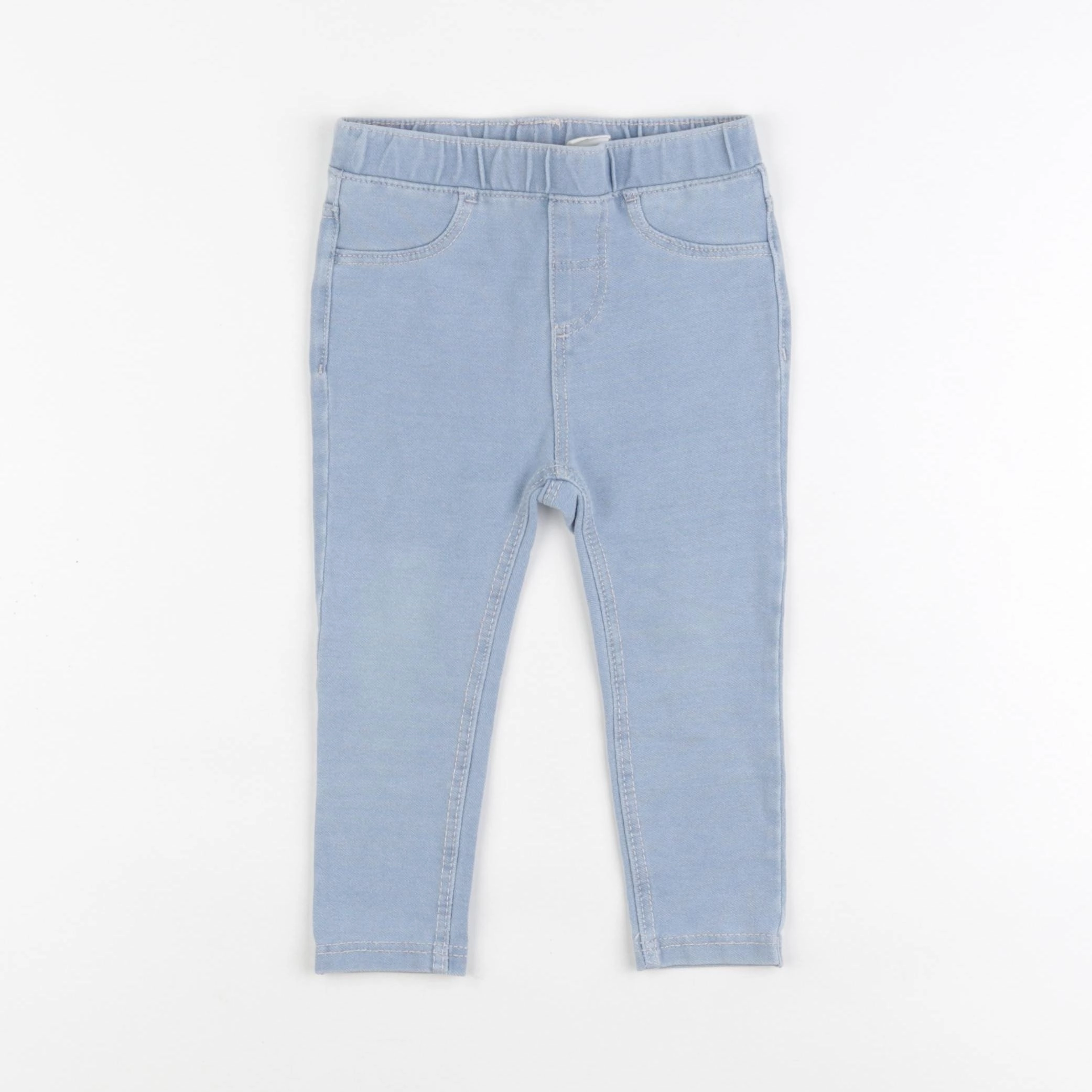 H&M - jegging bleu - 12/18 mois