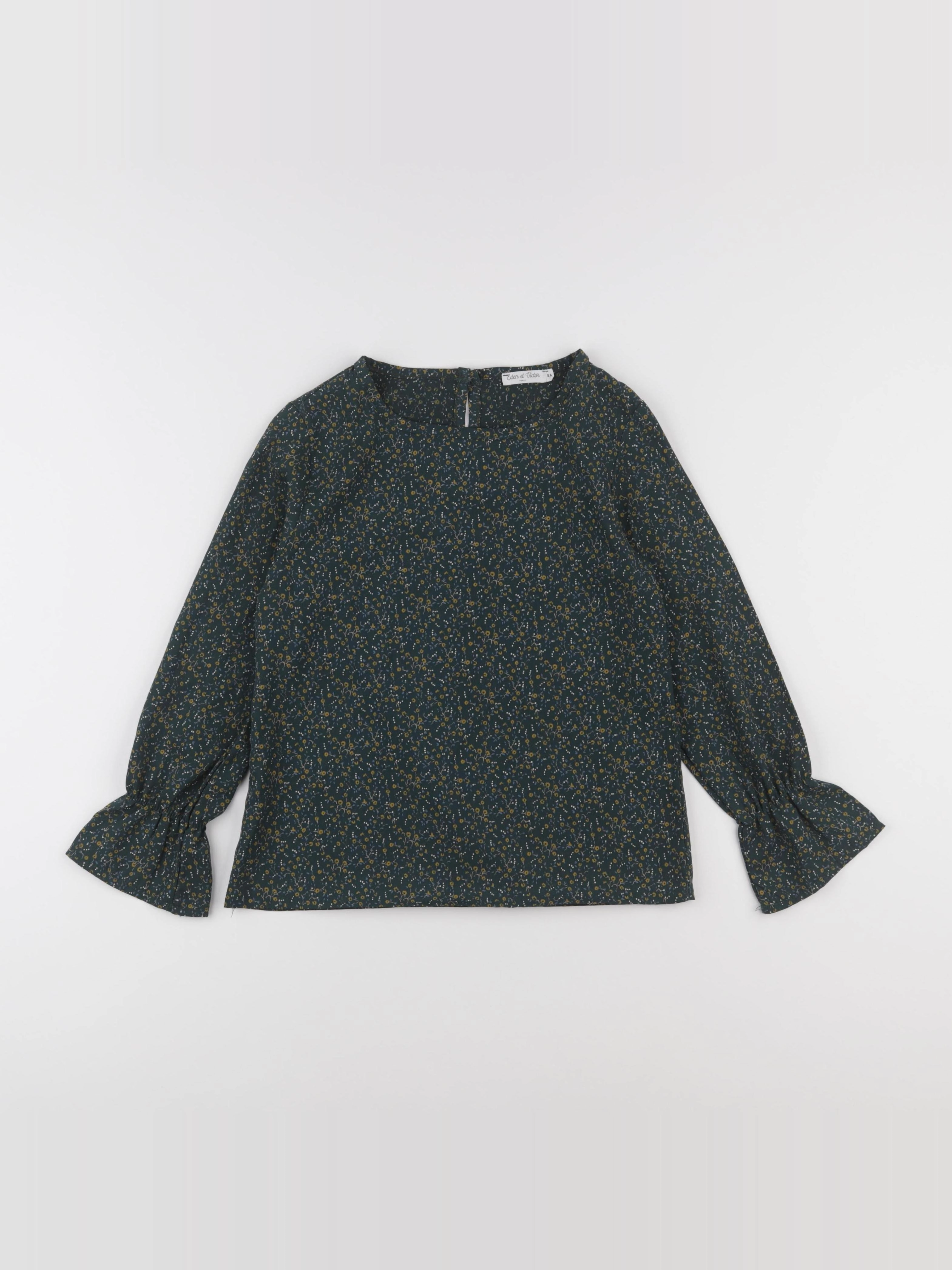 Eden & Victor - blouse vert - 8 ans