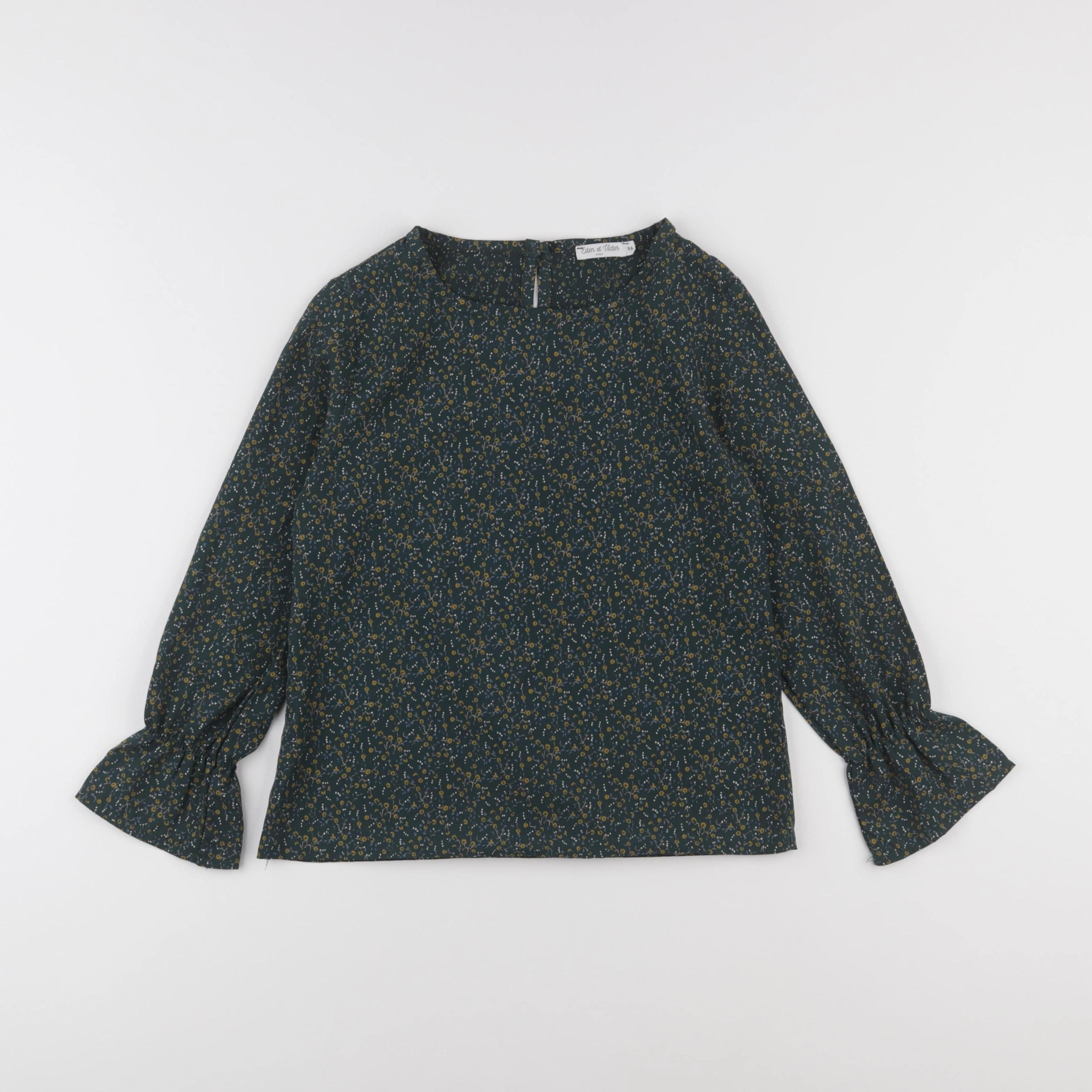 Eden & Victor - blouse vert - 8 ans