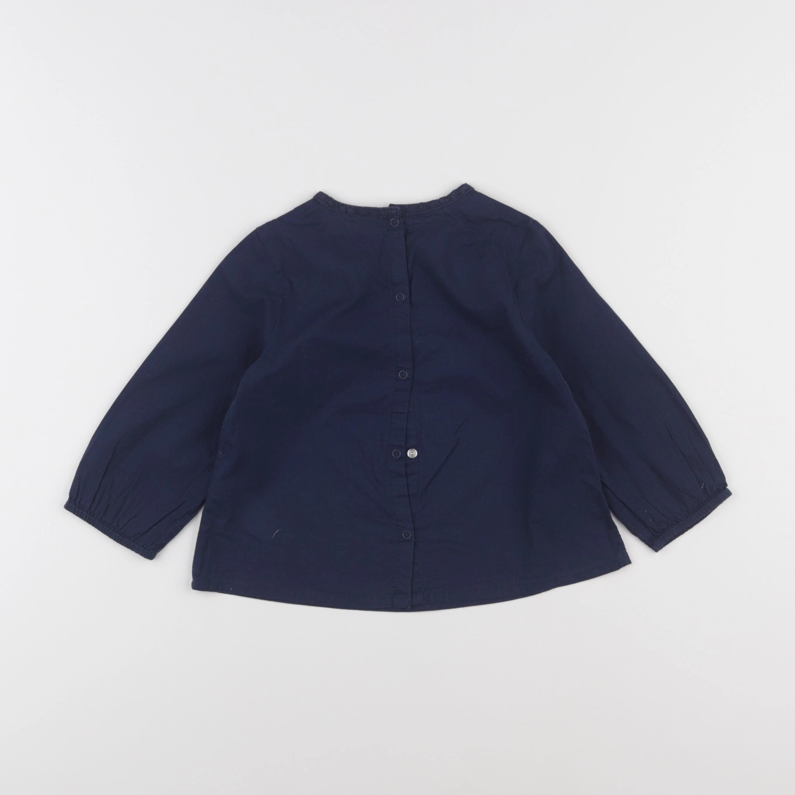 Tape à l'oeil - blouse bleu - 24 mois