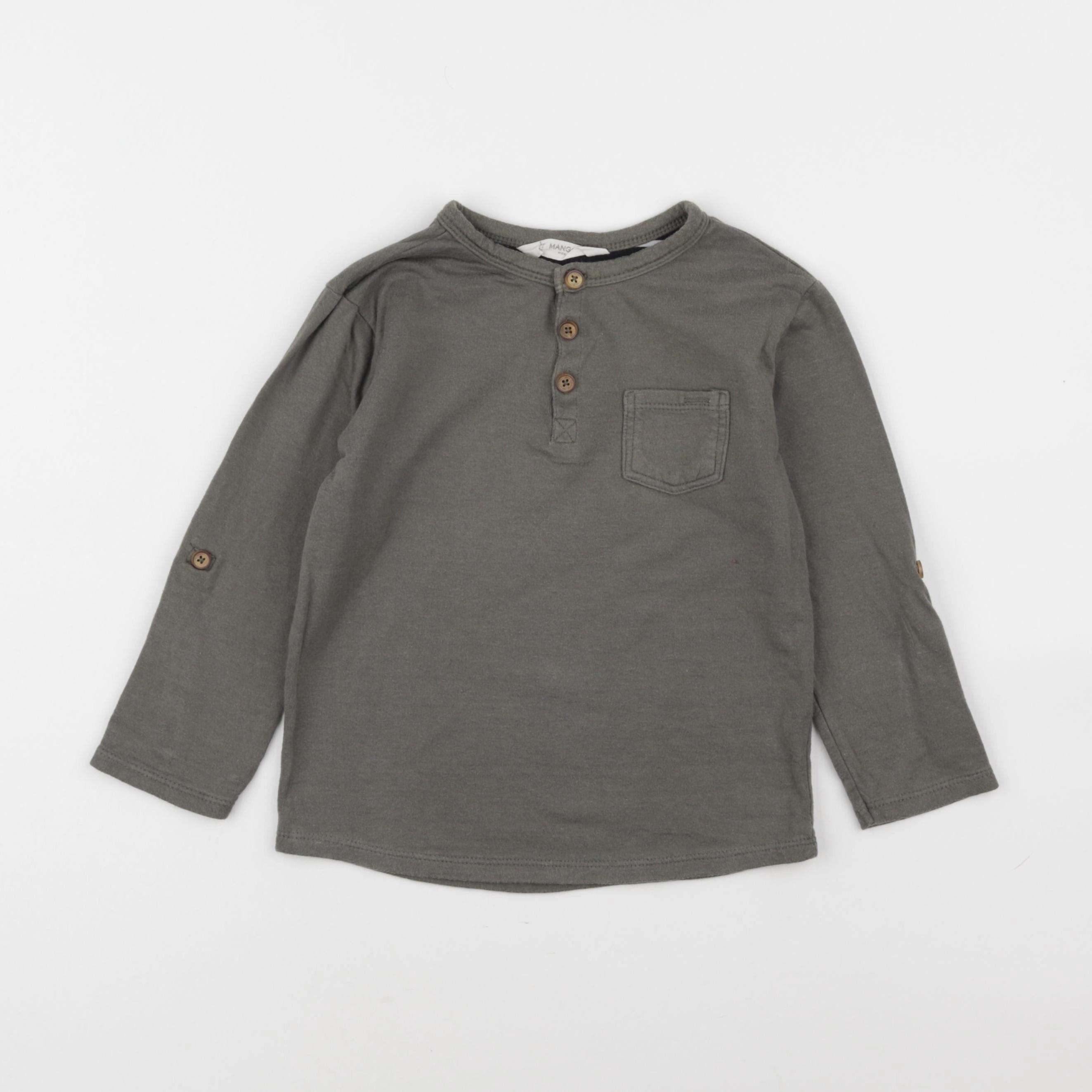 Mango - tee-shirt vert - 4/5 ans