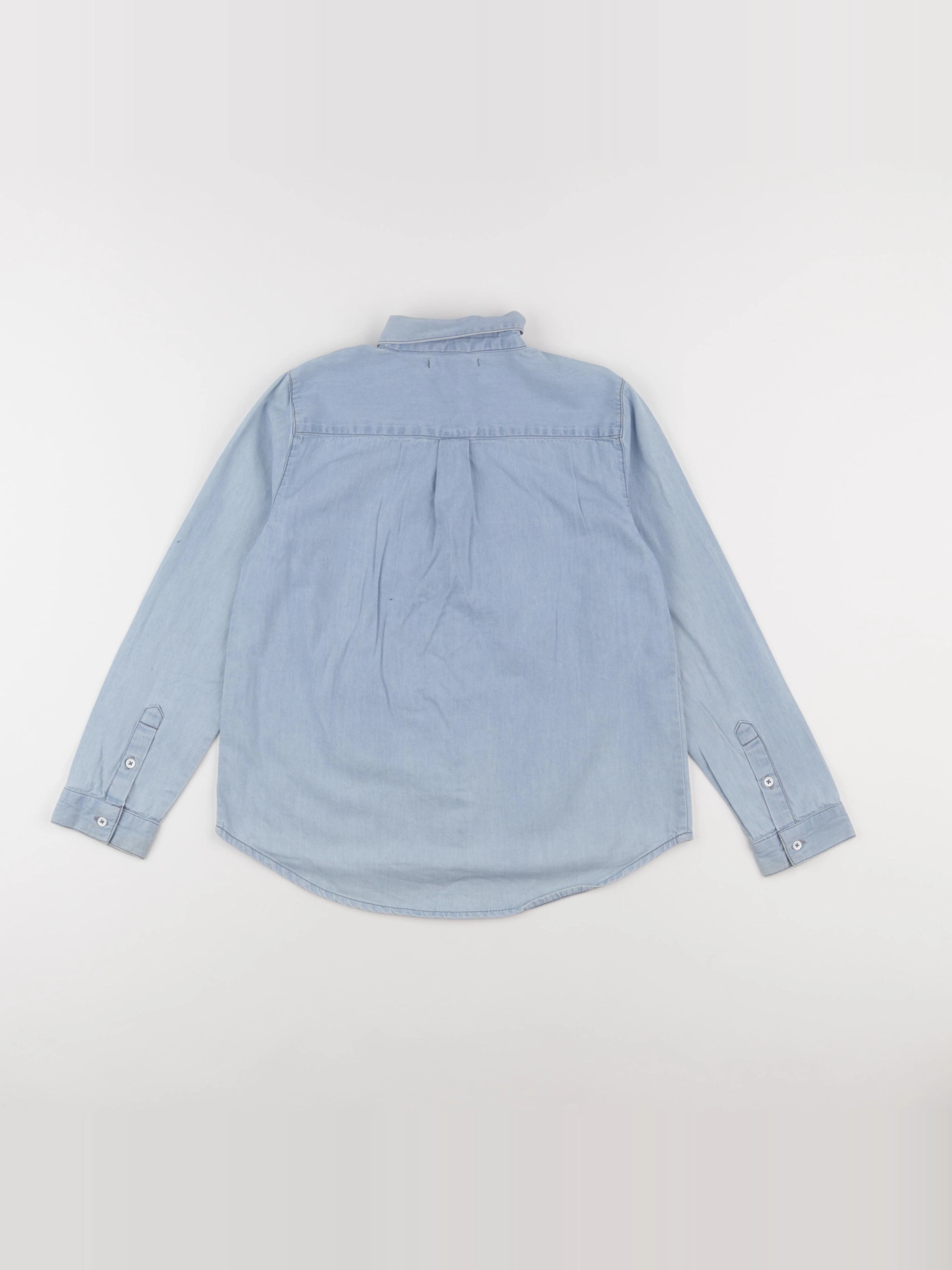 Monoprix - chemise bleu - 8 ans