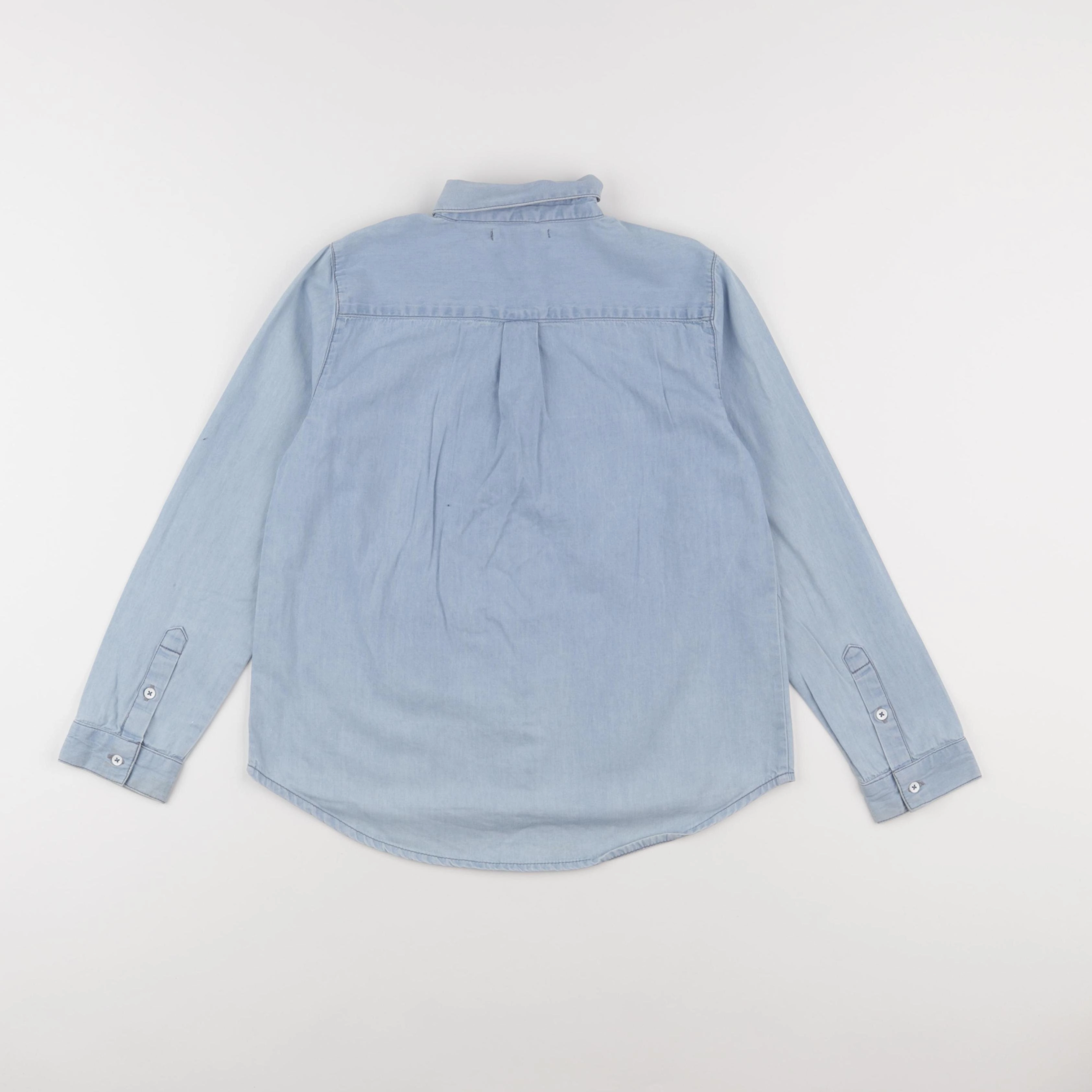 Monoprix - chemise bleu - 8 ans