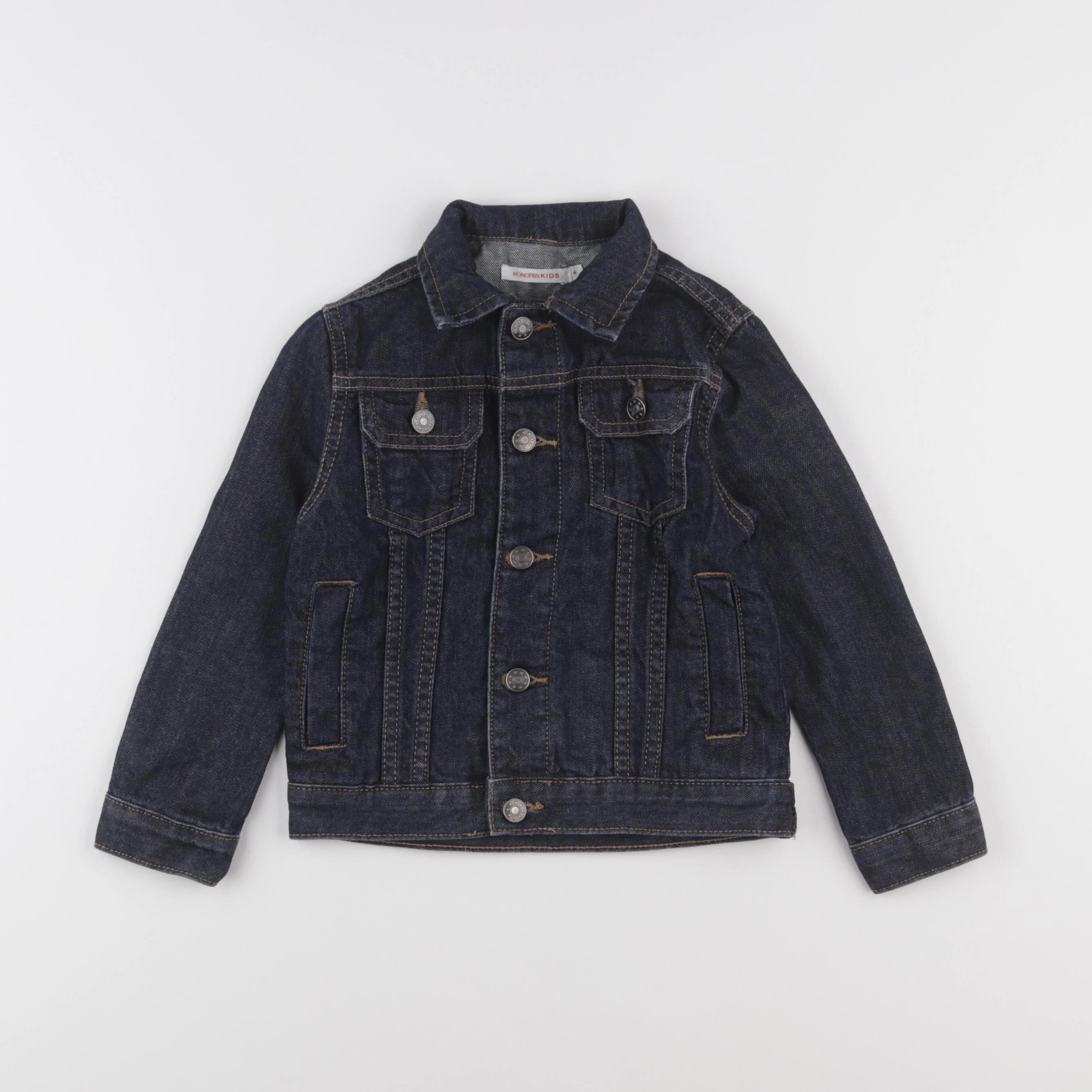 Monoprix - veste bleu - 4 ans