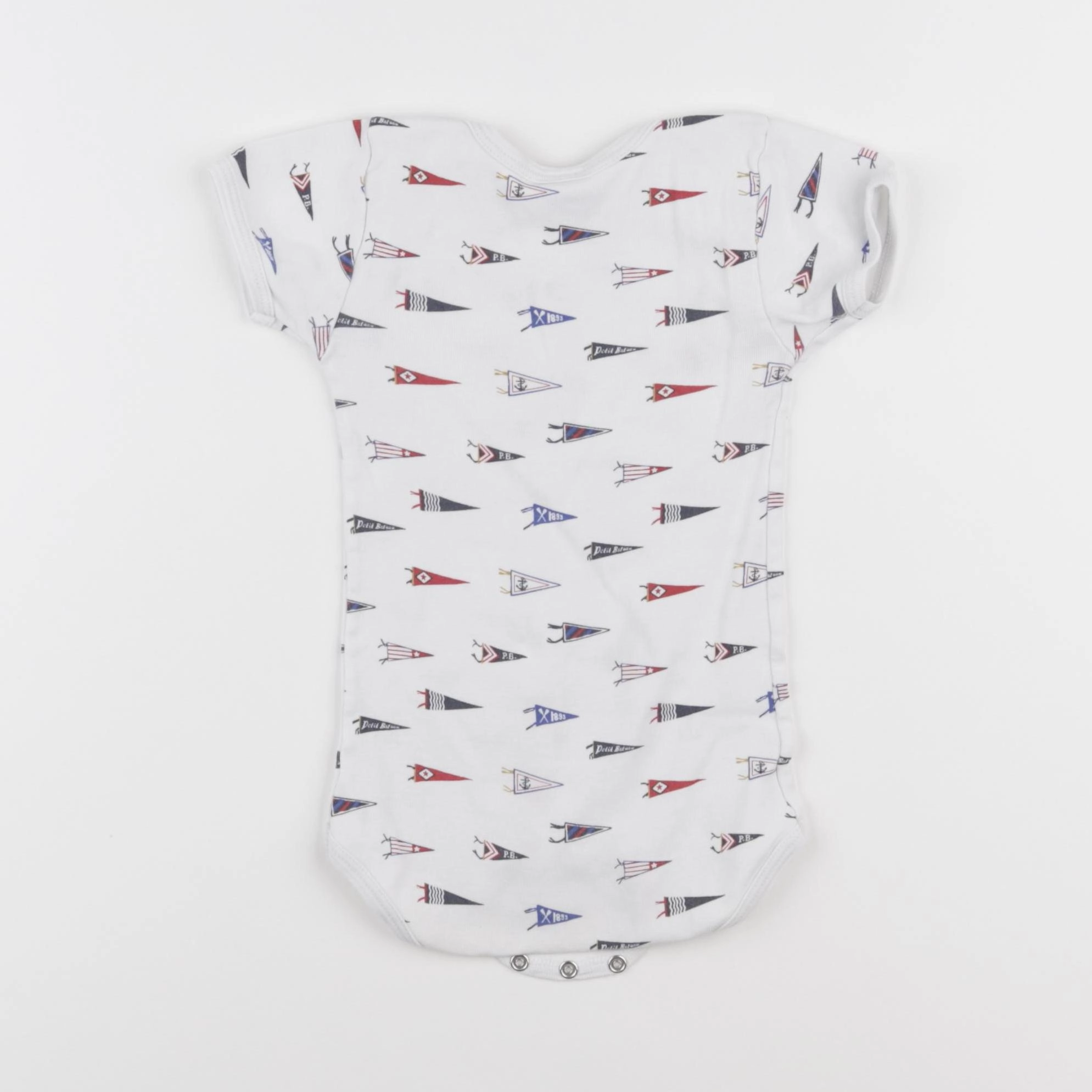 Petit Bateau - body blanc - 18 mois