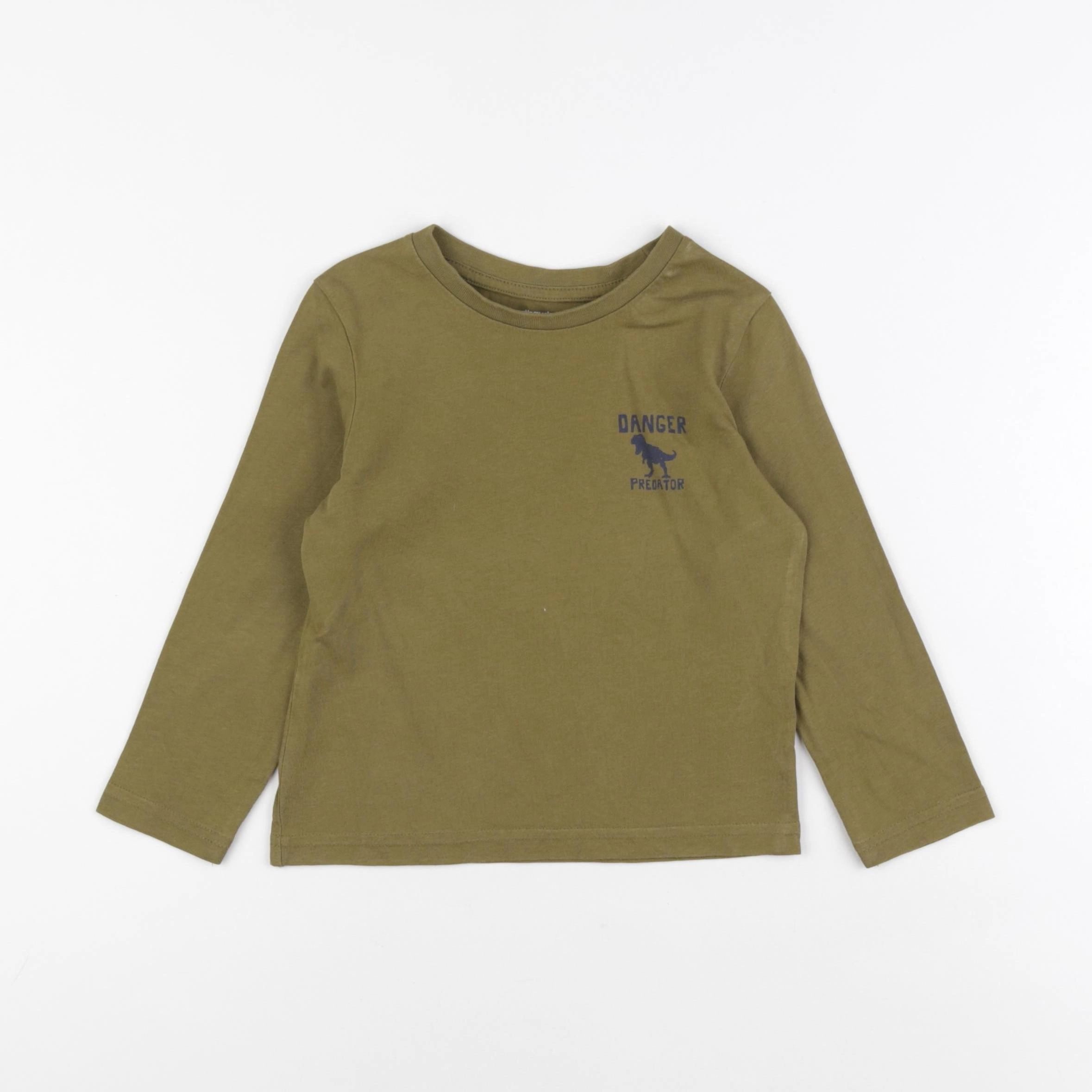 Vertbaudet - tee-shirt vert - 4 ans